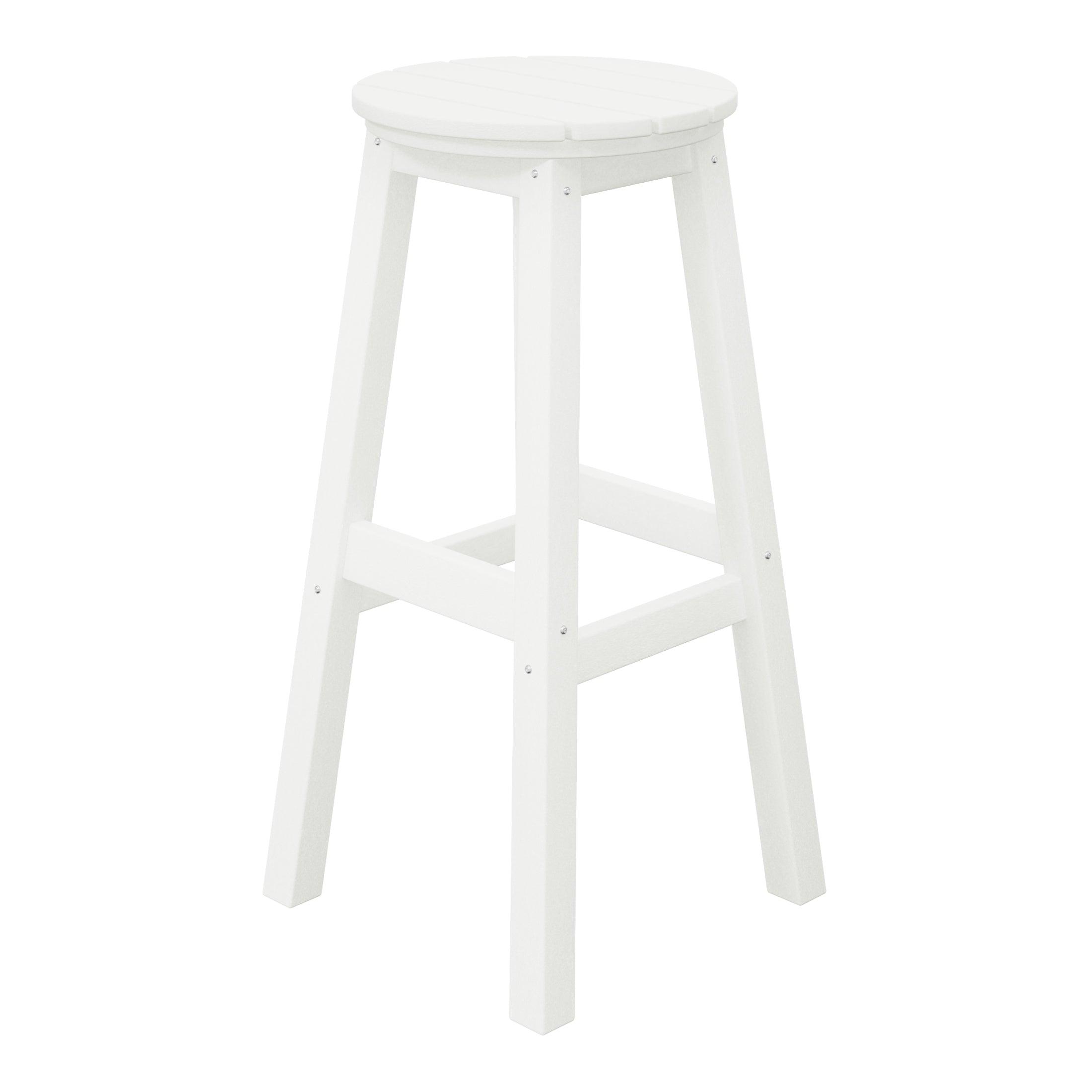 Paradise 29" HDPE Round Outdoor Patio Bar Stool - Costaelm