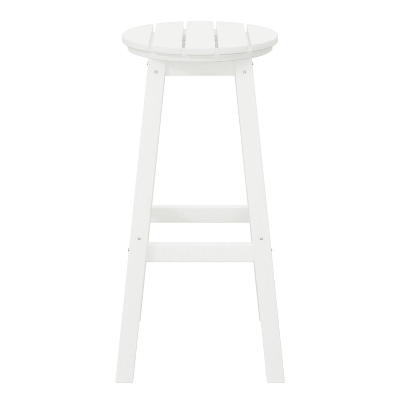 Paradise 29" HDPE Round Outdoor Patio Bar Stool - Costaelm