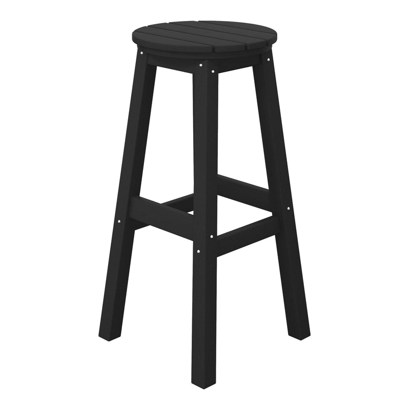 Paradise 29" HDPE Round Outdoor Patio Bar Stool - Costaelm