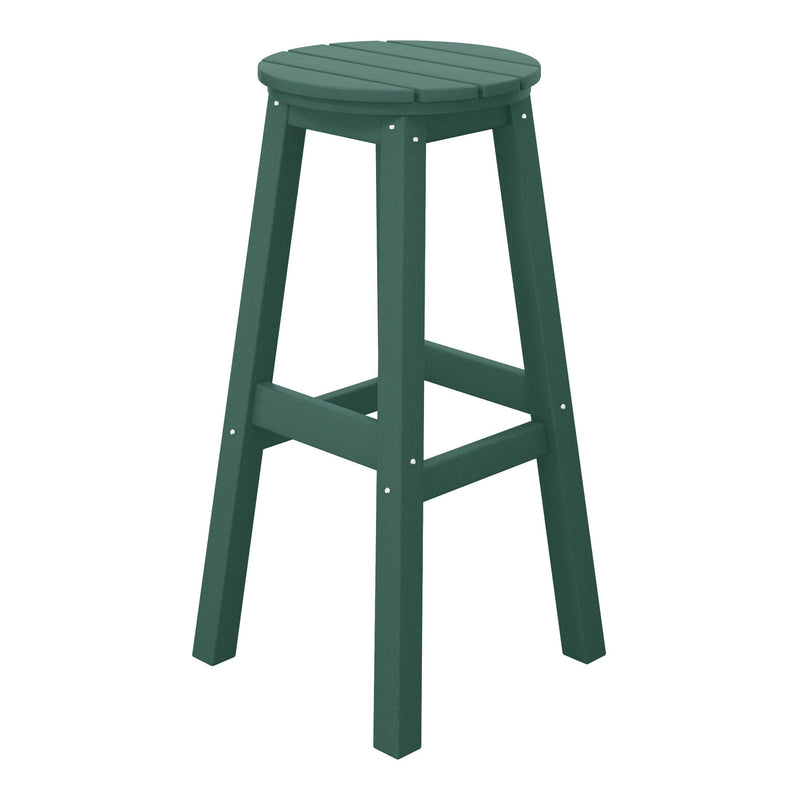 Paradise 29" HDPE Round Outdoor Patio Bar Stool - Costaelm