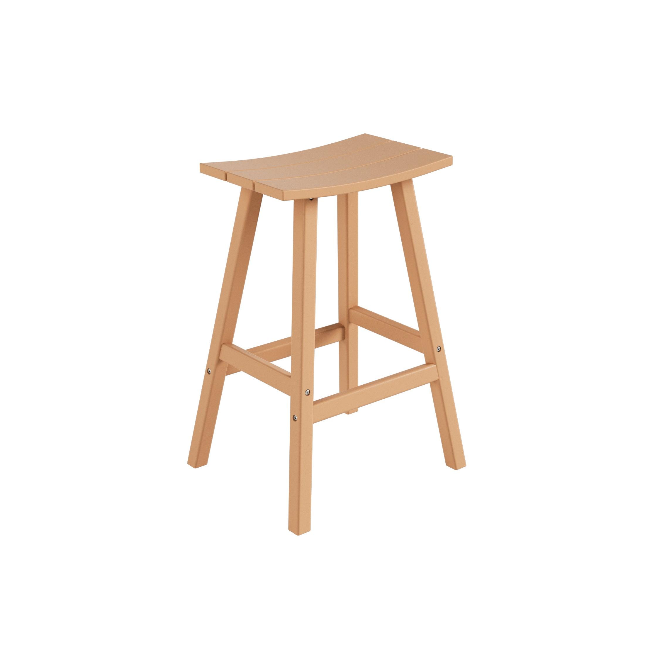 Paradise 29" Poly Outdoor Patio Bar Stool (Set of 2) - Costaelm