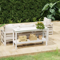 Paradise 55" Outdoor Patio HDPE Adirondack 2-Tier Shelf Console Table - Costaelm