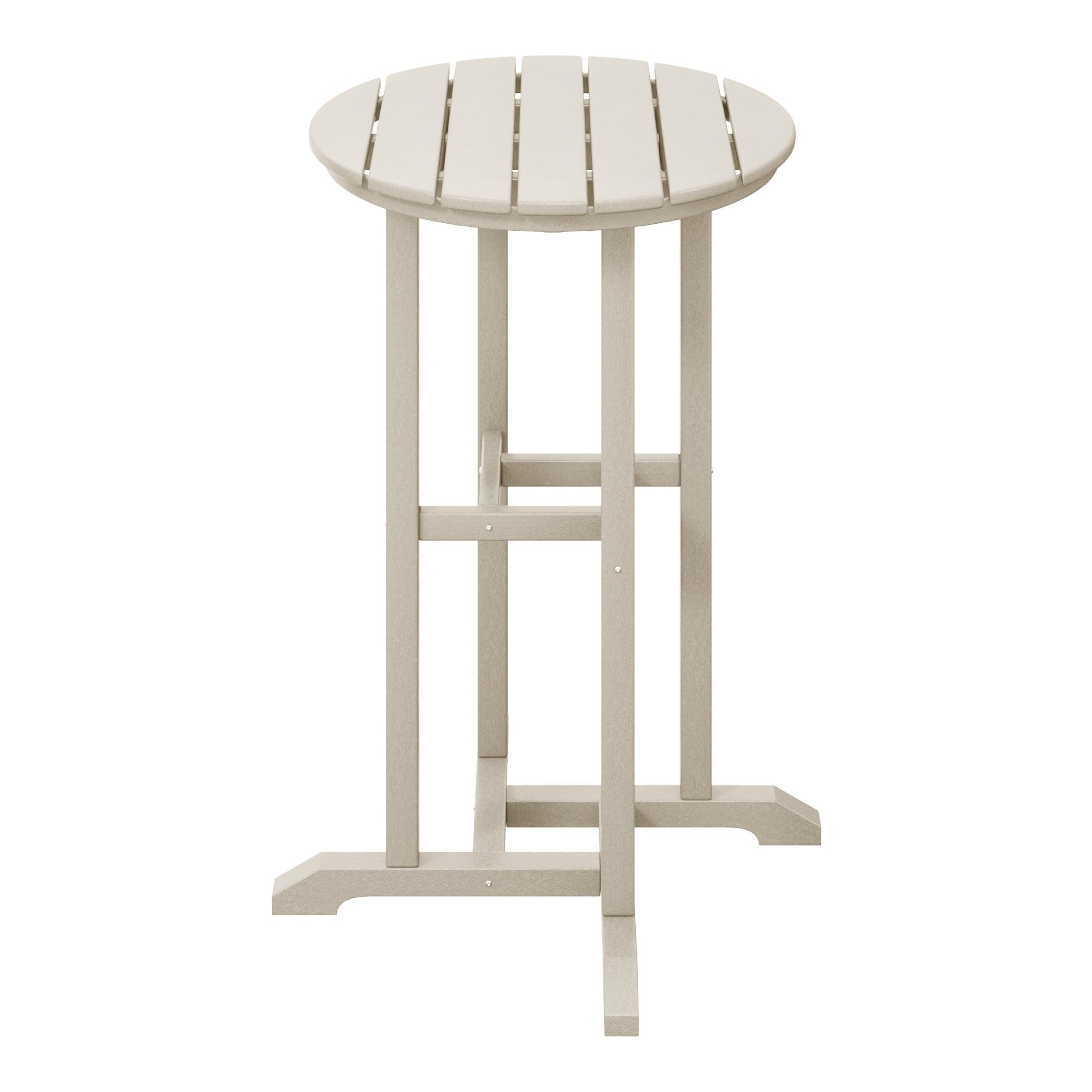 Paradise Counter Height Bar Stools Outdoor Bistro Patio Bar Table 4-Piece Set - Costaelm