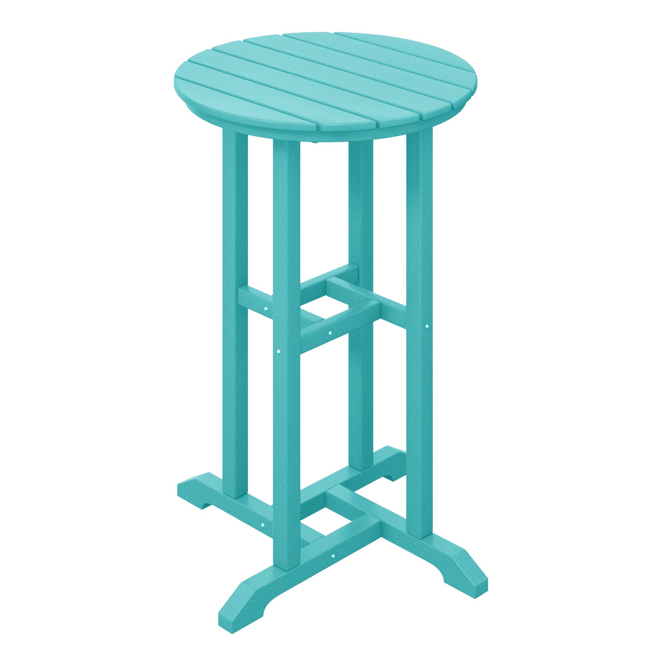 Paradise Counter Height Bar Stools Outdoor Bistro Patio Bar Table Set - Costaelm