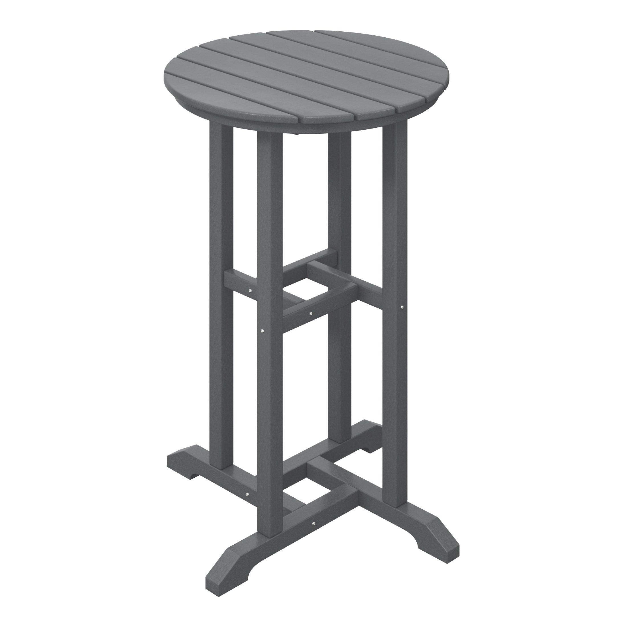 Paradise Counter Height Bar Stools Outdoor Bistro Patio Bar Table Set - Costaelm