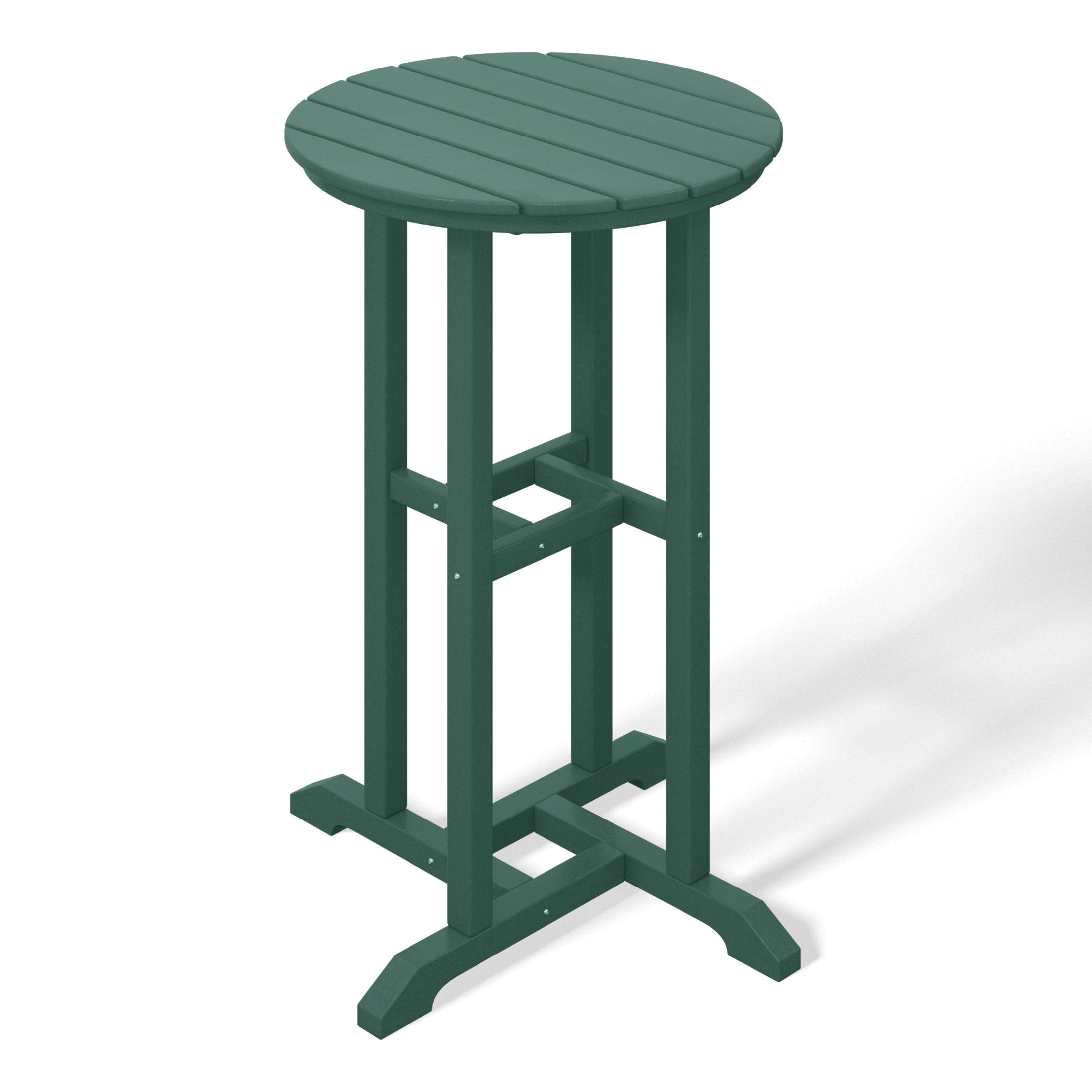 Paradise Counter Height Bar Stools Outdoor Bistro Patio Bar Table Set - Costaelm