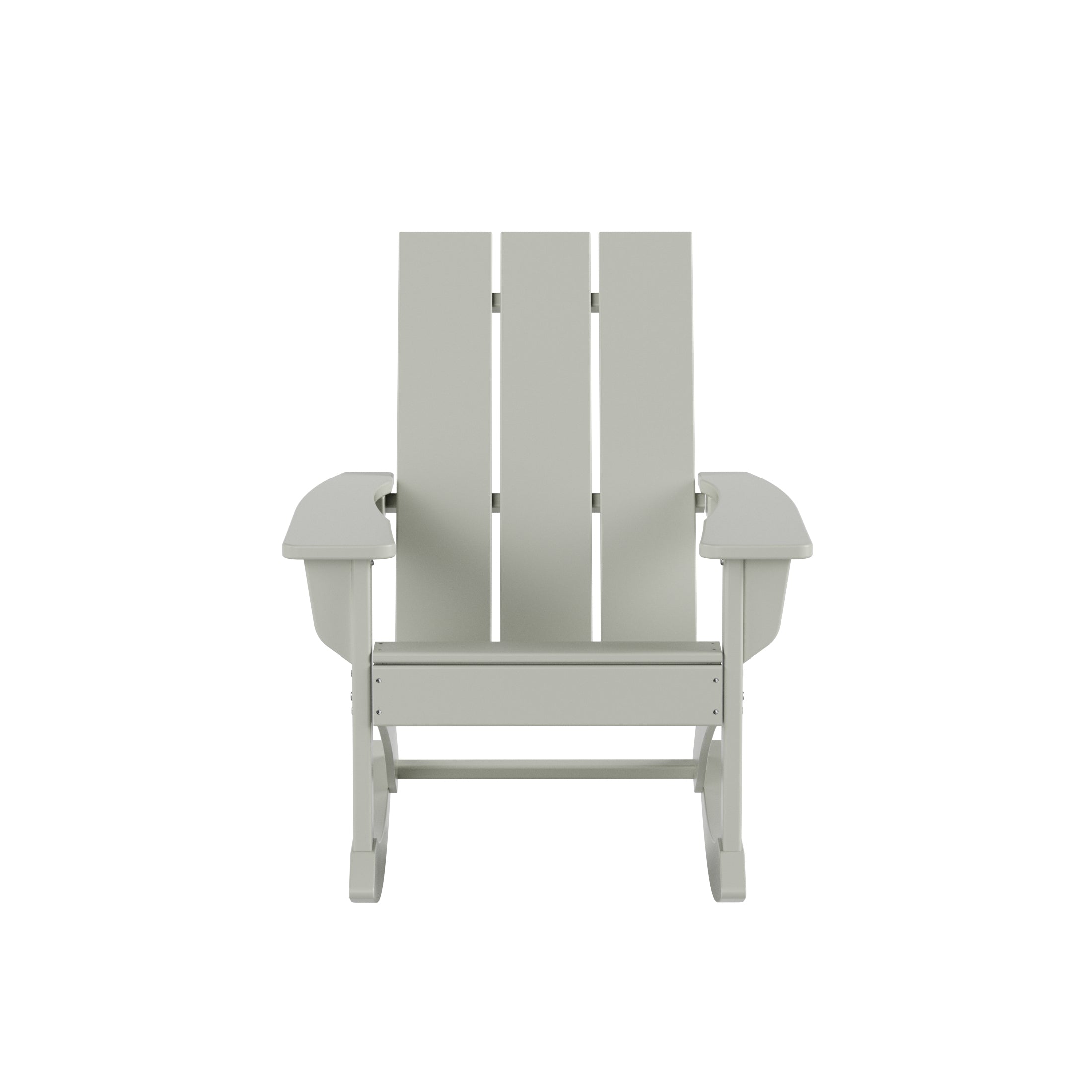 Palms Ashore Outdoor Patio Modern Adirondack Rocking Chair