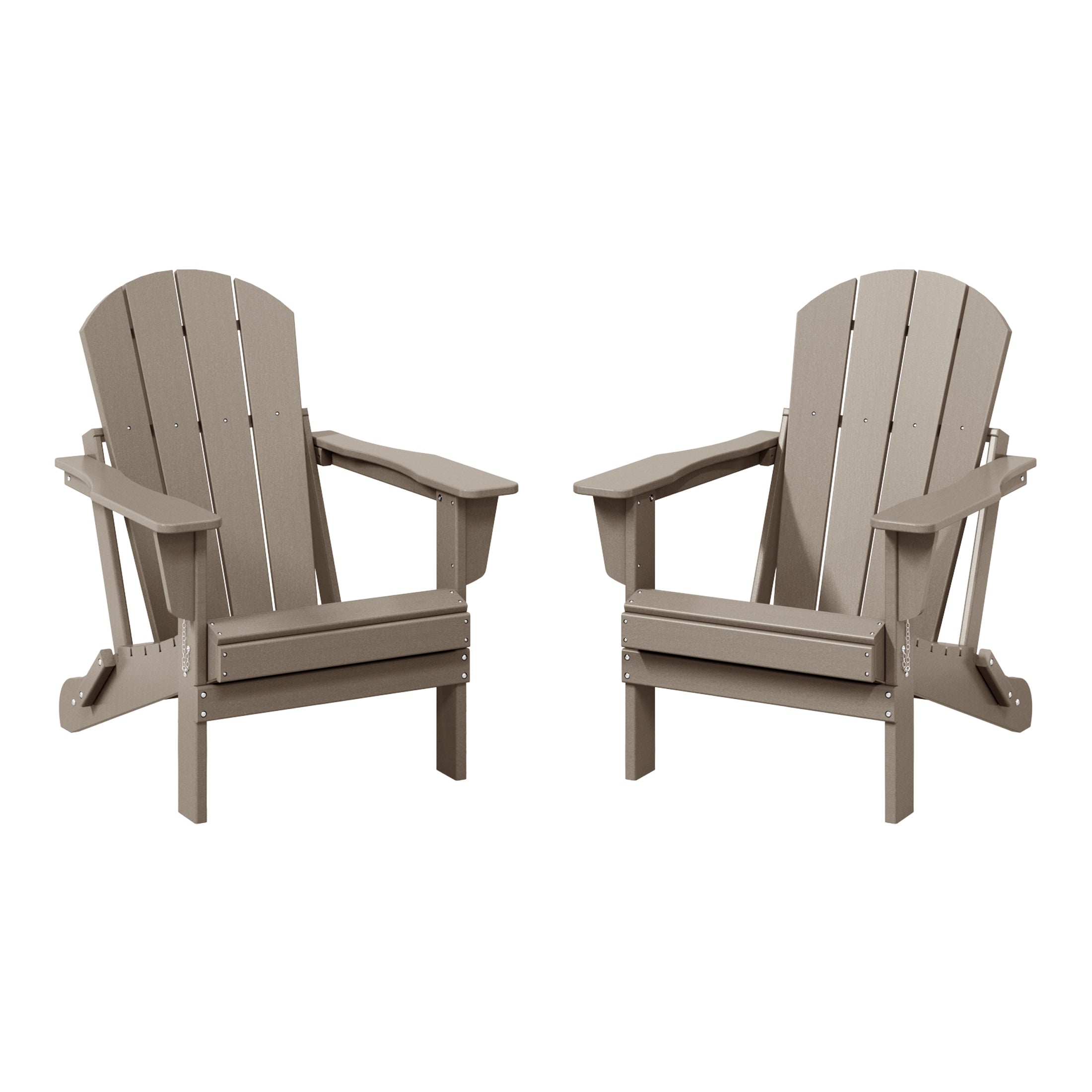 Paradise Classic Folding Adirondack Chair (Set of 2)