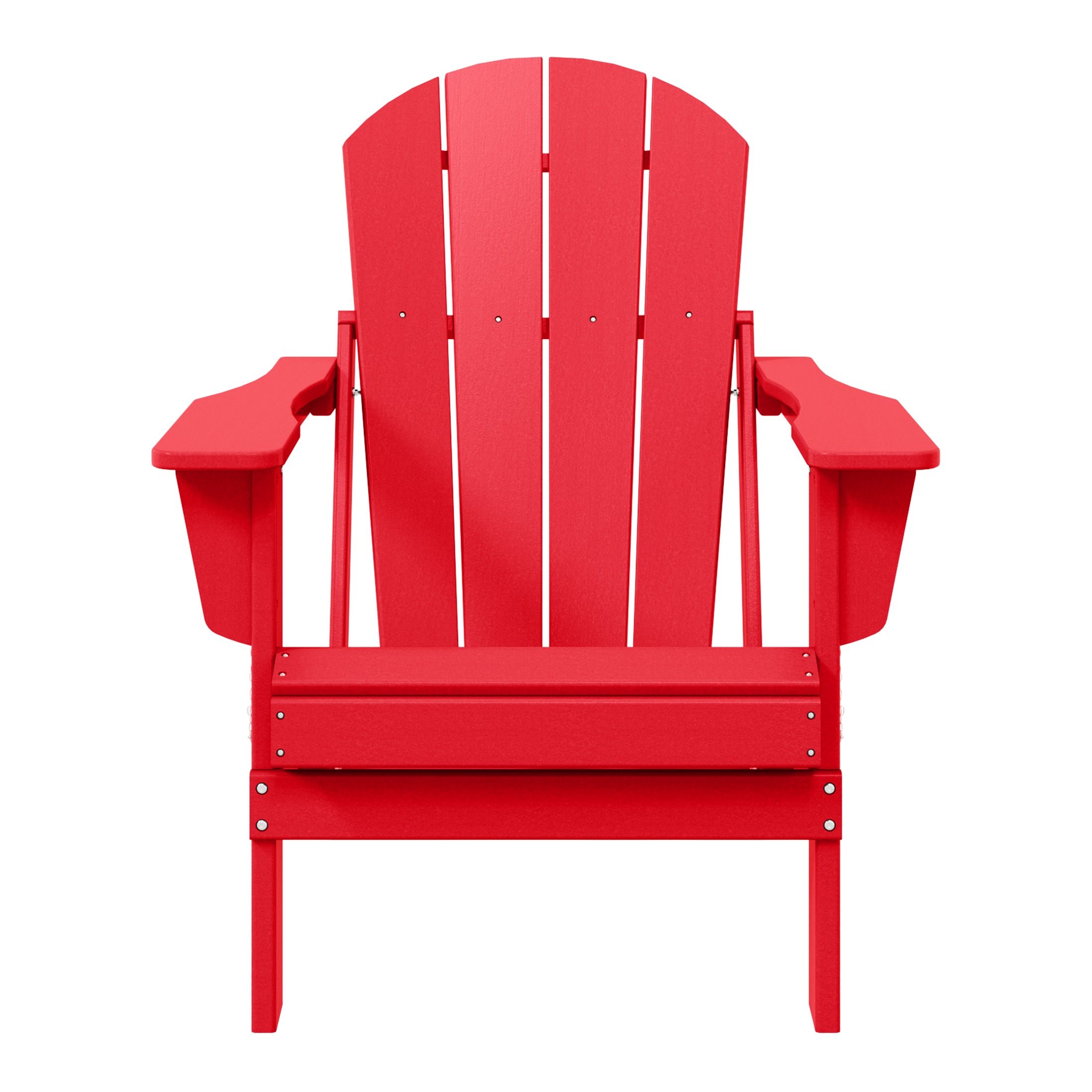 Paradise HDPE Outdoor Patio Folding Poly Adirondack Chair