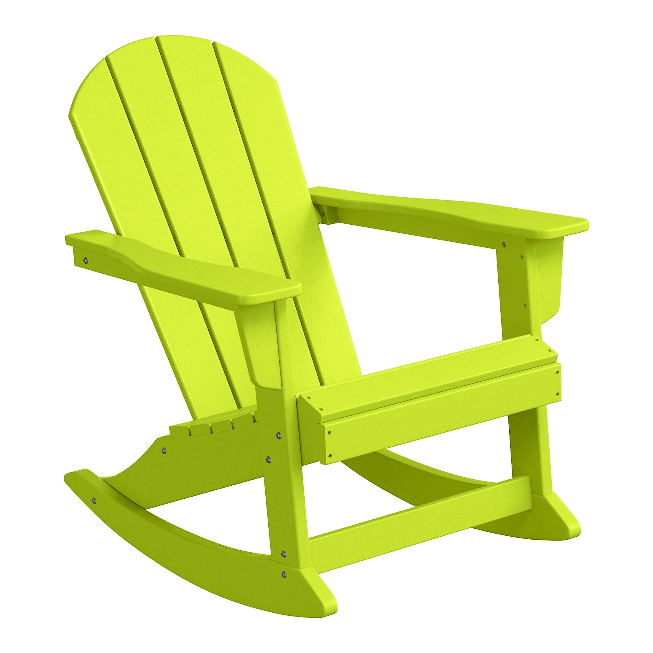 Paradise Westintrends Outdoor / Patio Poly Adirondack rocking chair