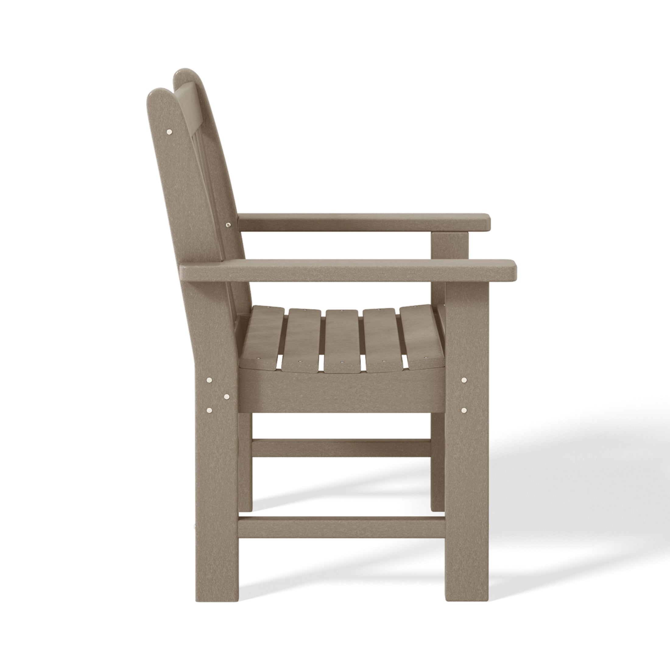 Paradise Outdoor Patio HDPE Garden Dining Arm Chair