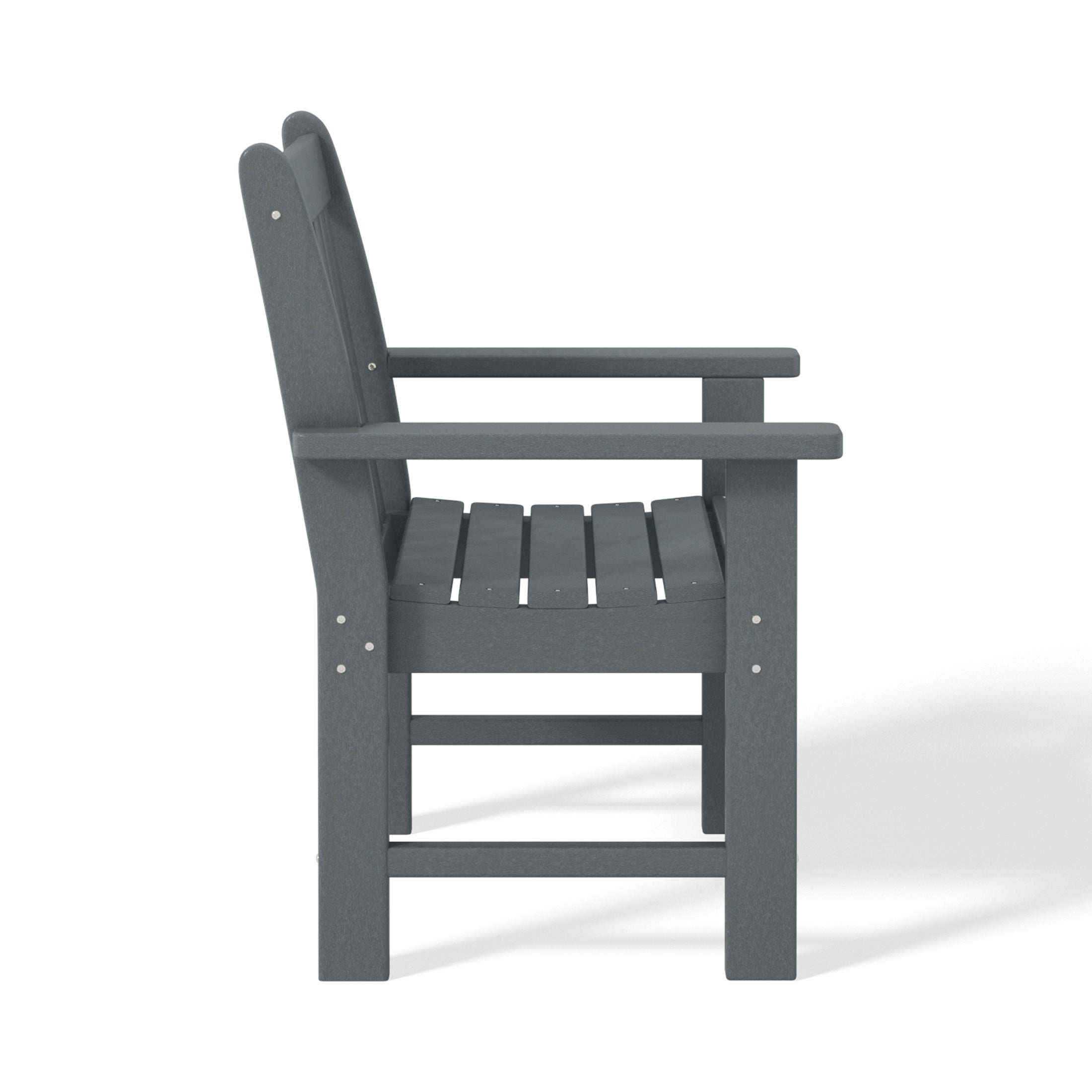 Paradise Outdoor Patio HDPE Garden Dining Arm Chair