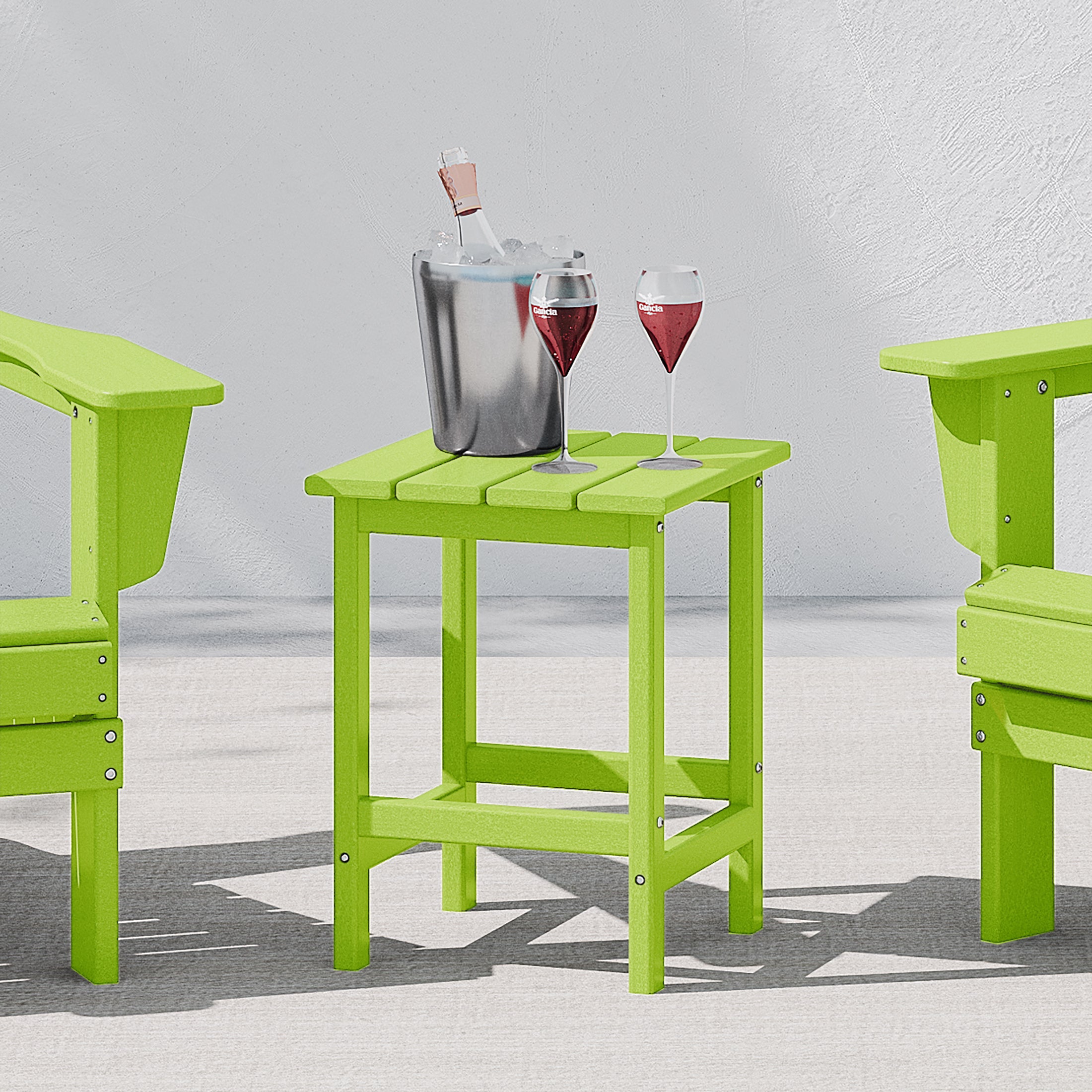 Paradise Adirondack Outdoor Patio Side Table