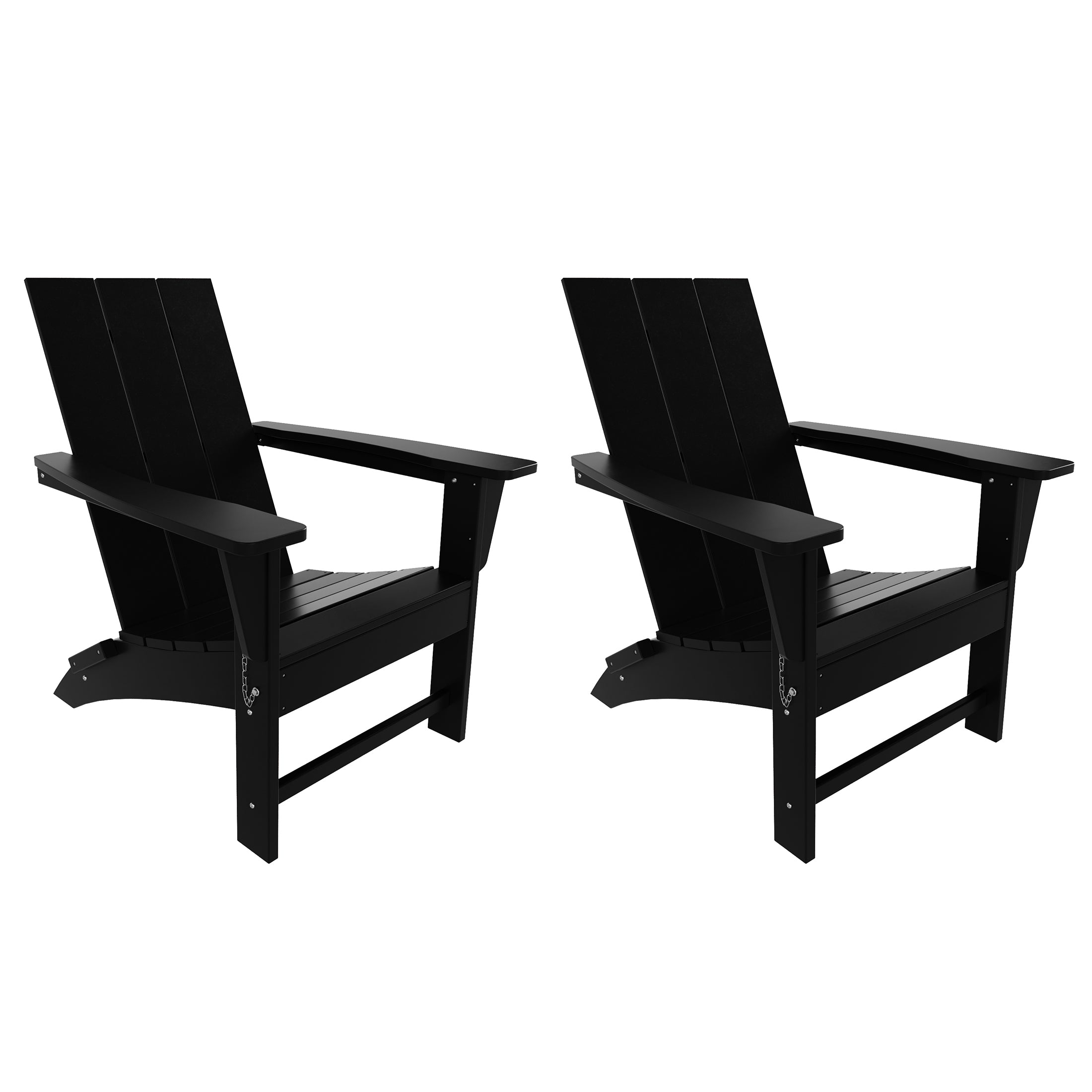 Palms Westintrends Modern Outdoor Folding Adirondack Chair (Set of 2)