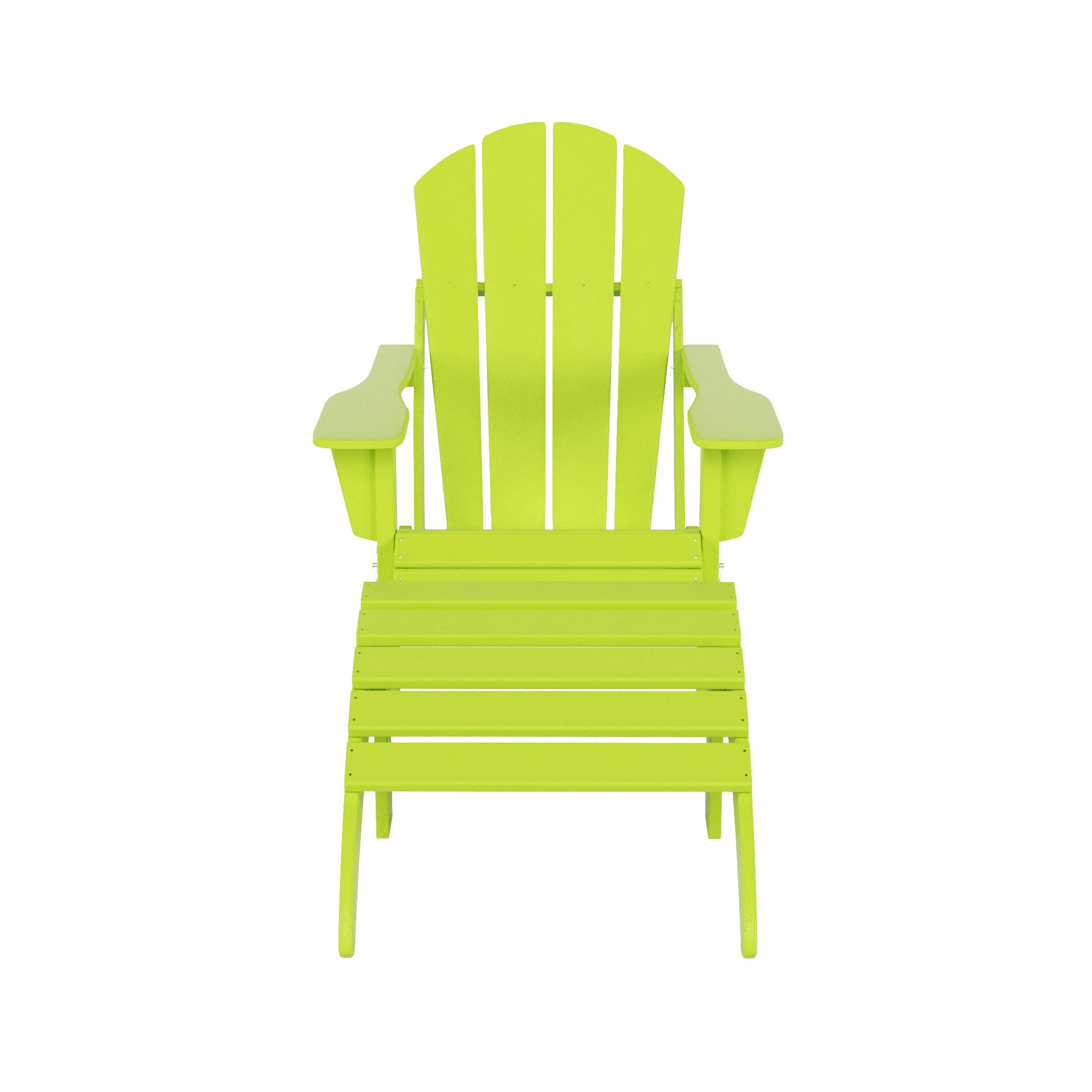 Paradise Westintrends 2 piece set classic Adirondack chair with ottoman (1 seater)