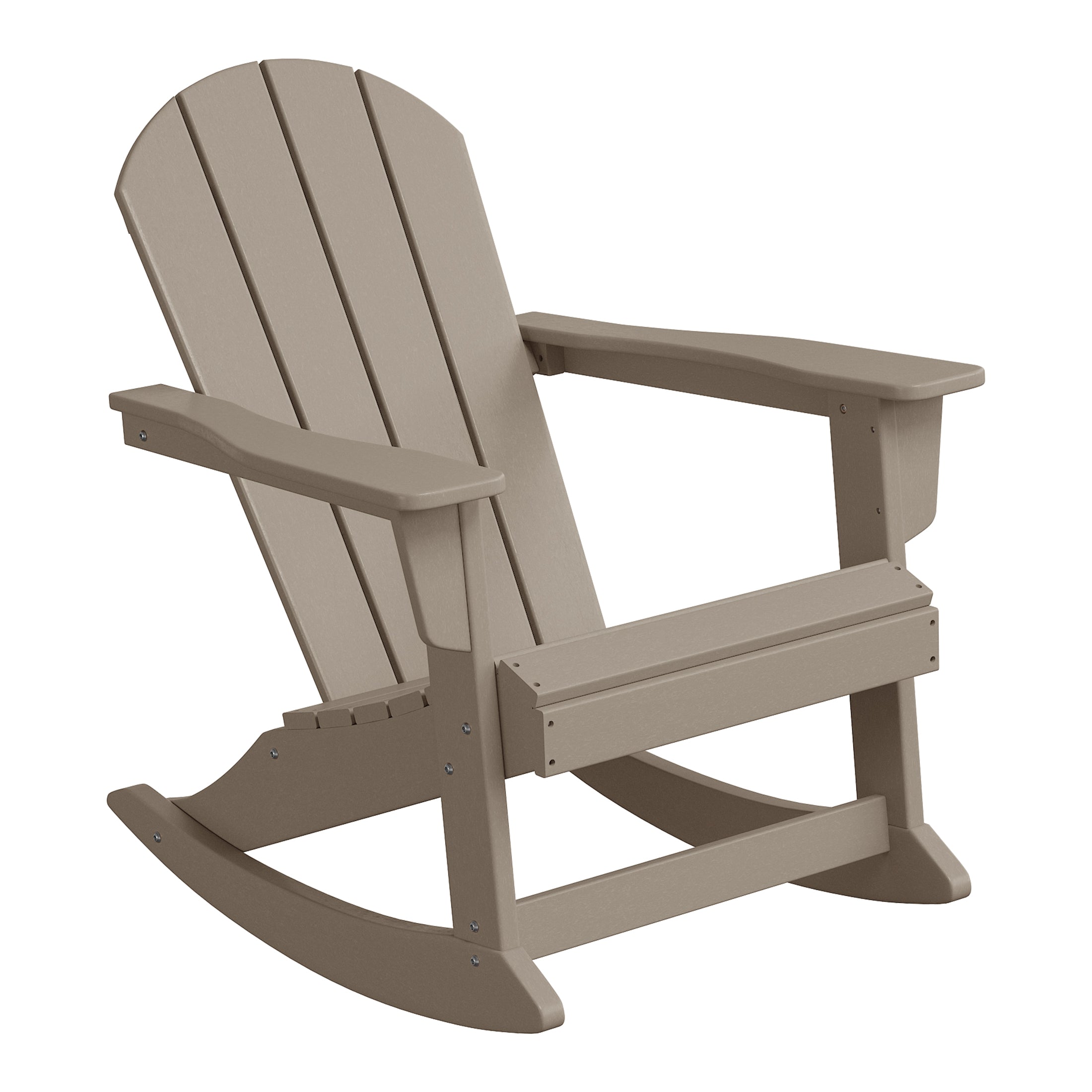 Paradise Westintrends Outdoor / Patio Poly Adirondack rocking chair