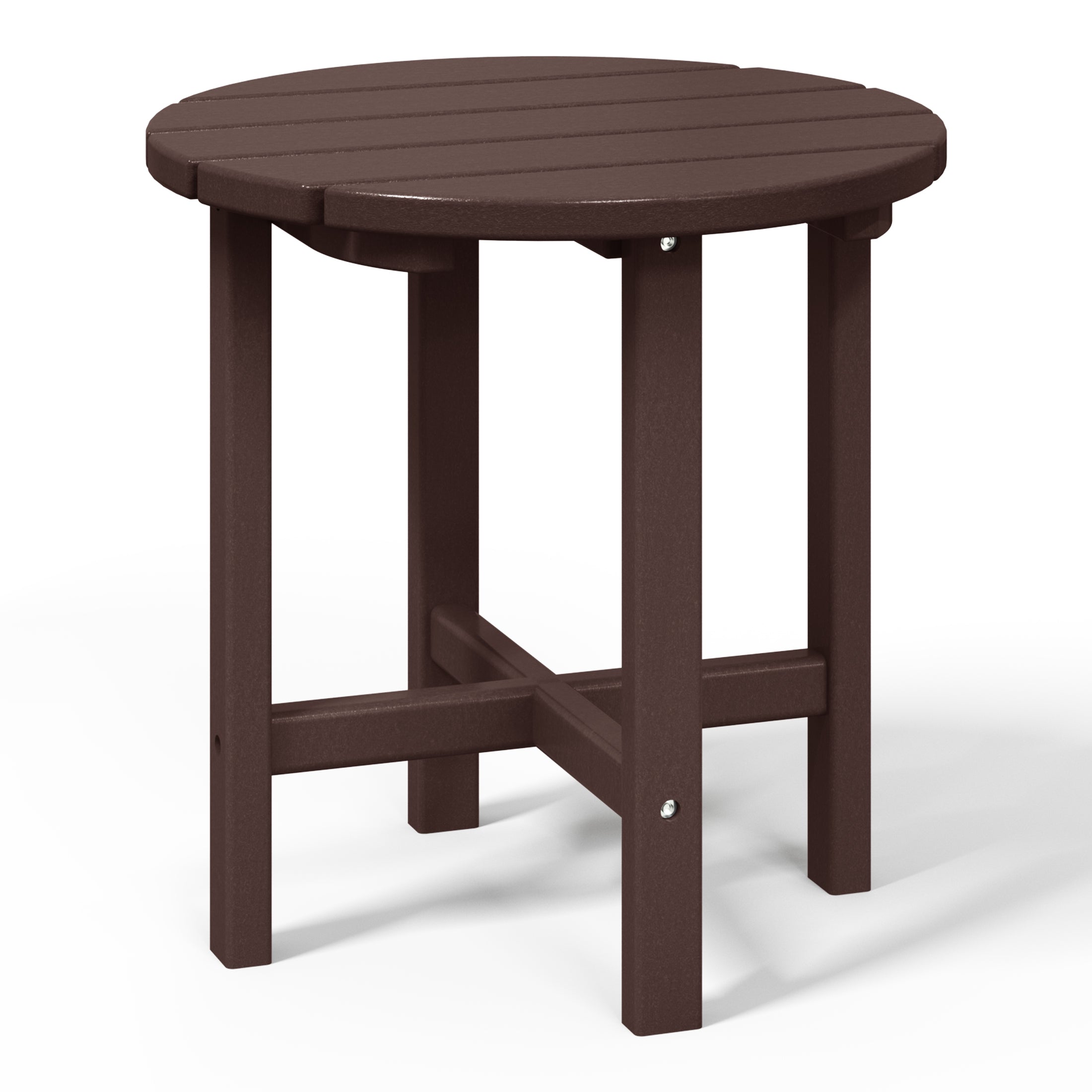 Portside Patio Adirondack Round Outdoor Side Table