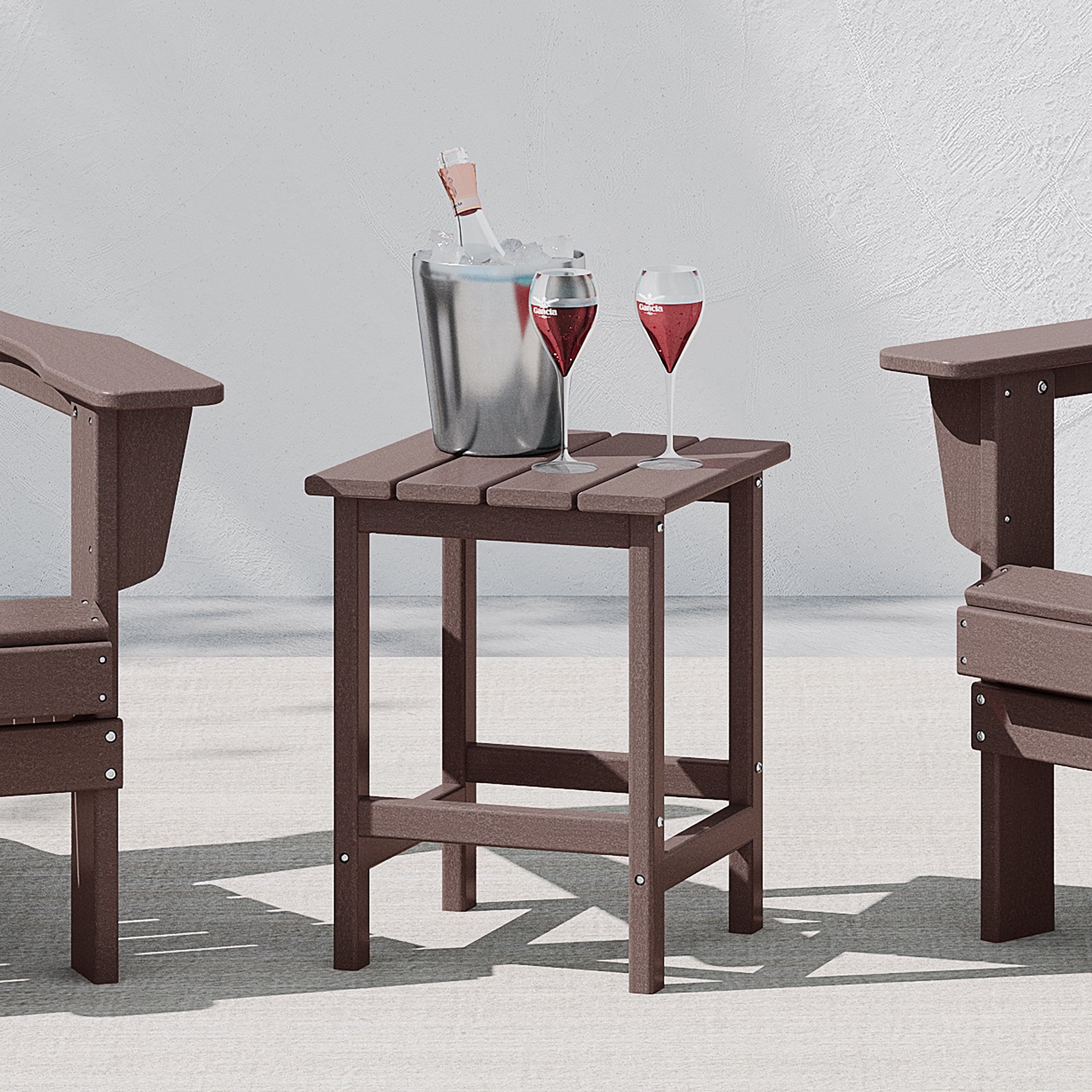 Paradise Adirondack Outdoor Patio Side Table