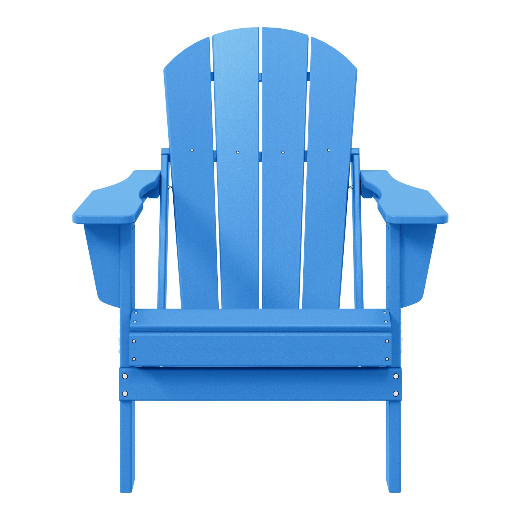 Paradise HDPE Outdoor Patio Folding Poly Adirondack Chair