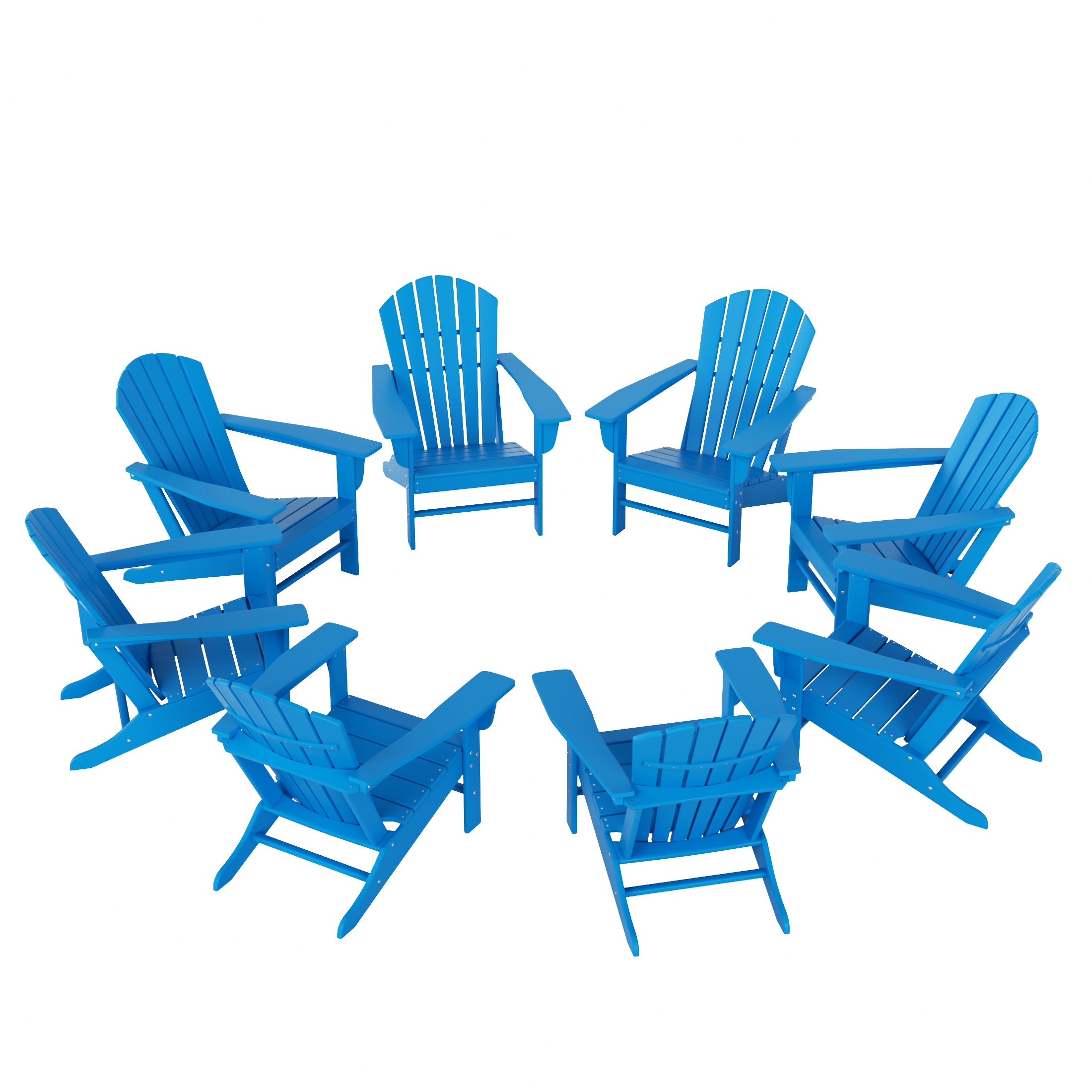 Portside Dylan Outdoor Adirondack Chair (Set of 8)