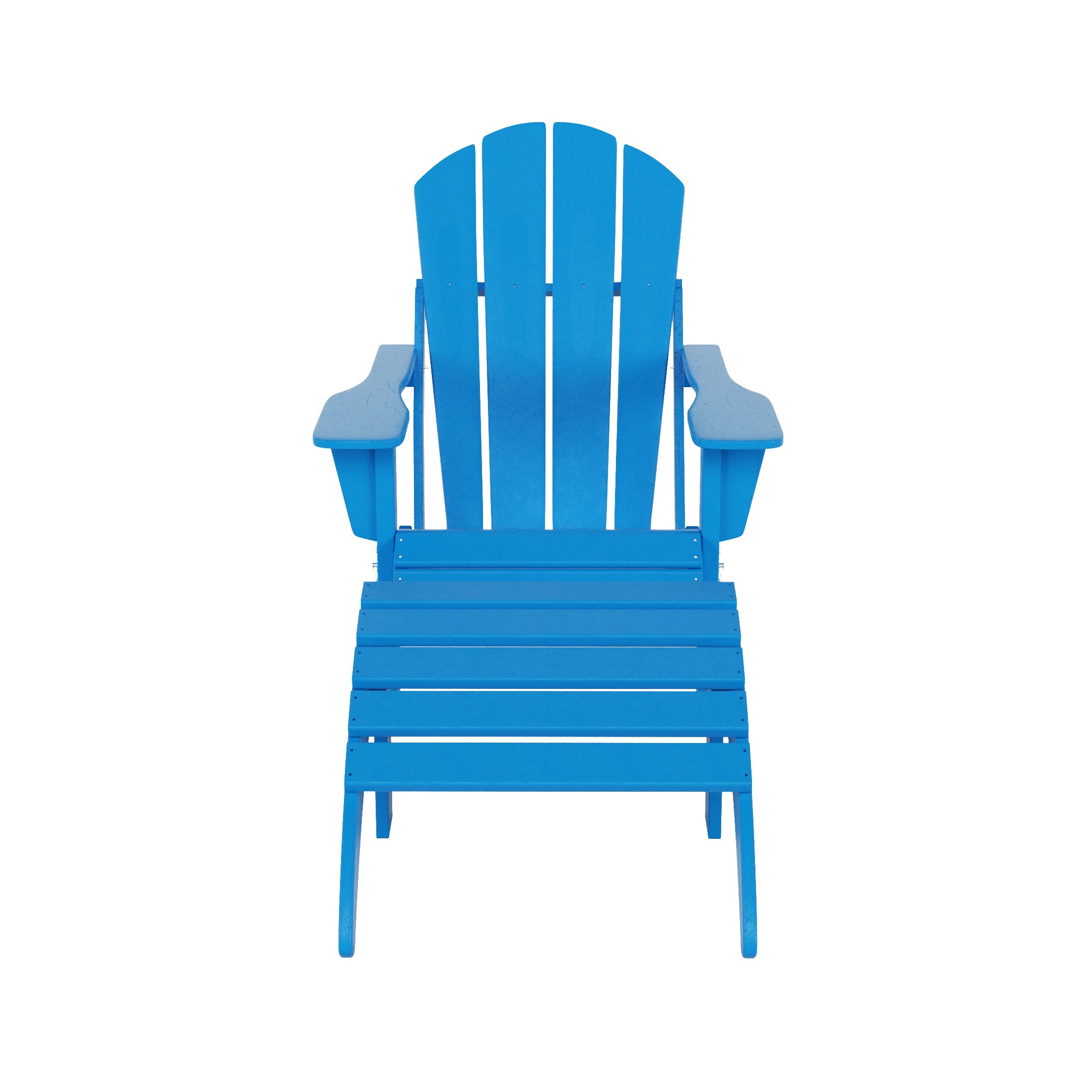 Paradise Westintrends 2 piece set classic Adirondack chair with ottoman (1 seater)