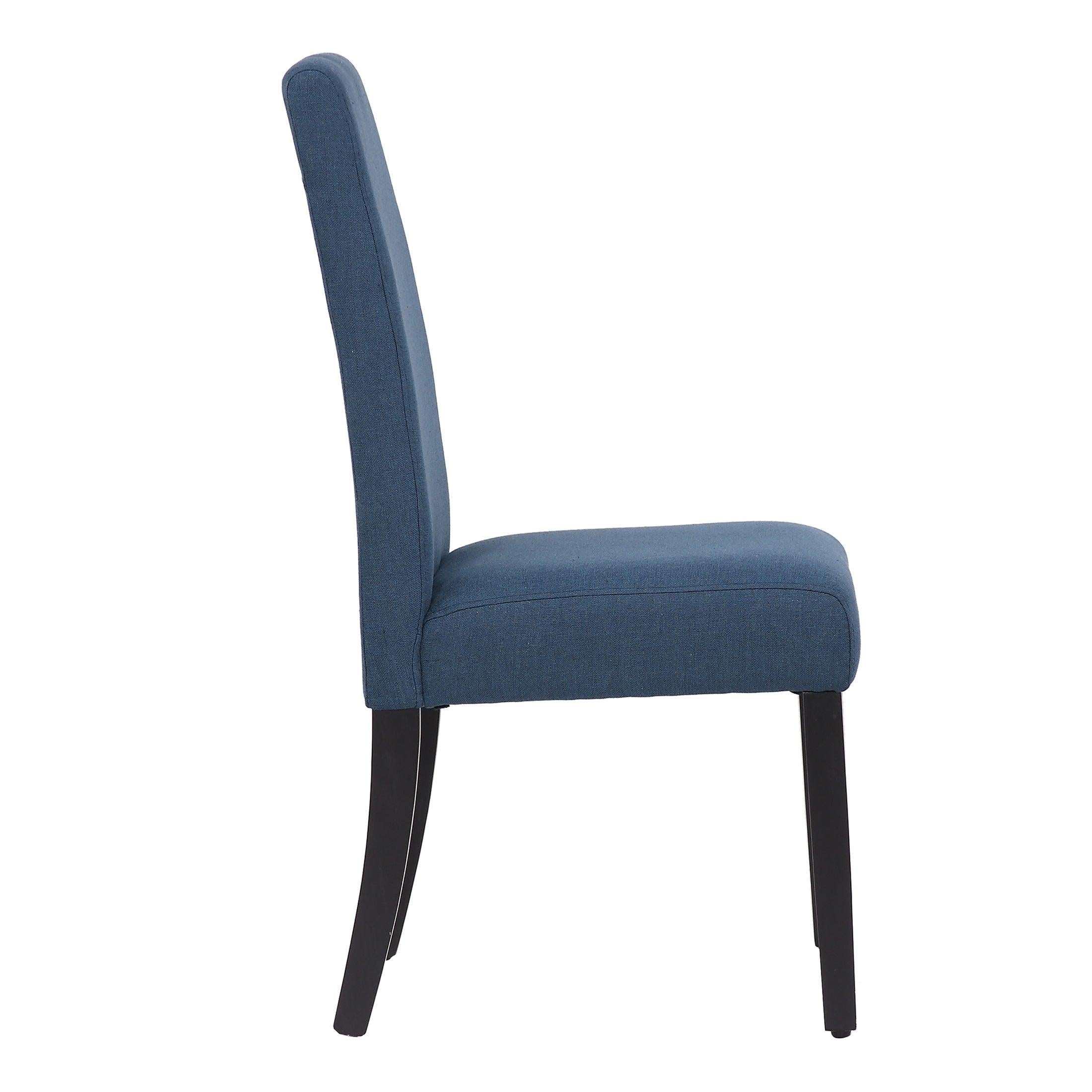 ADISON Upholstered Dining Side Chair, Blue