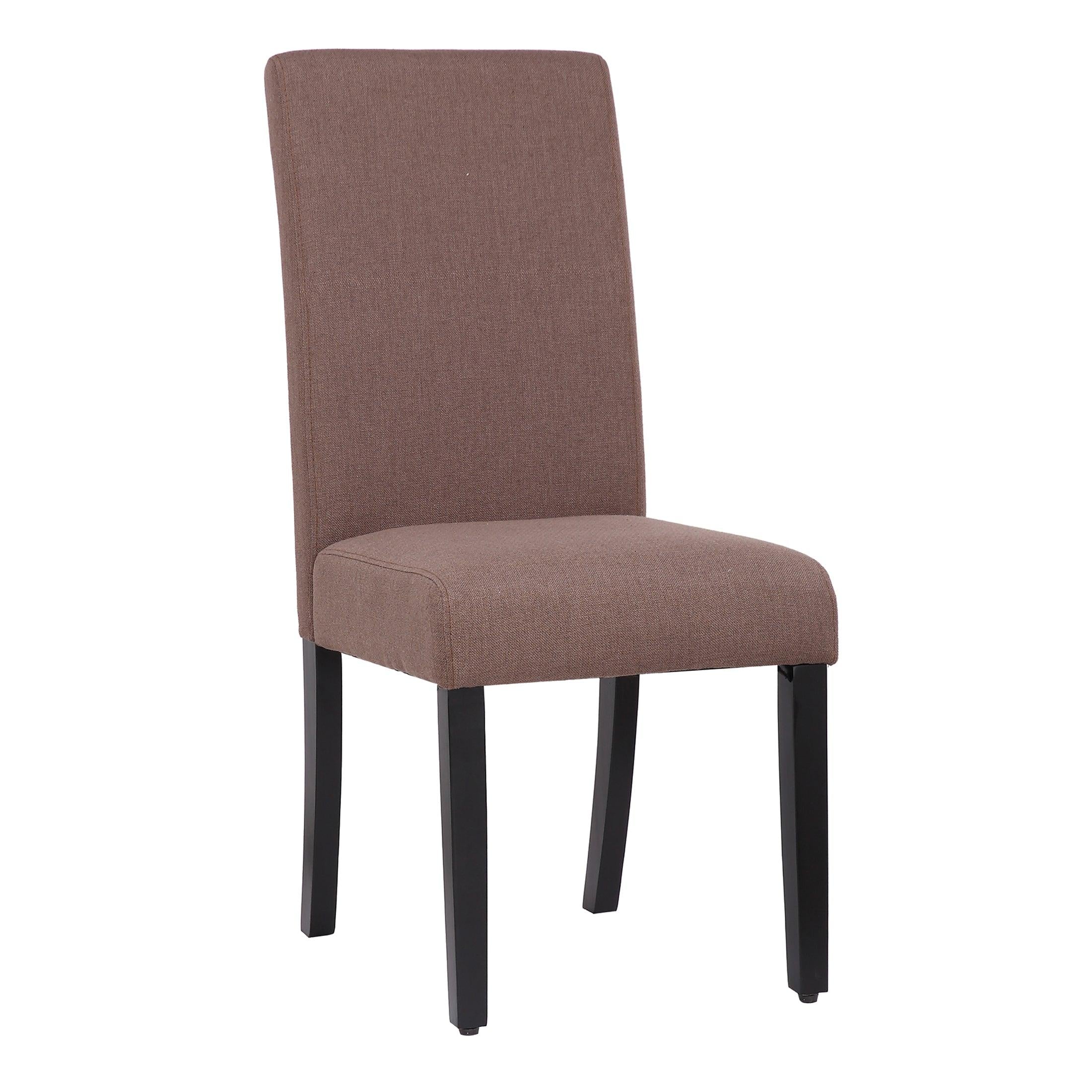 ADISON Upholstered Dining Side Chair, Brown