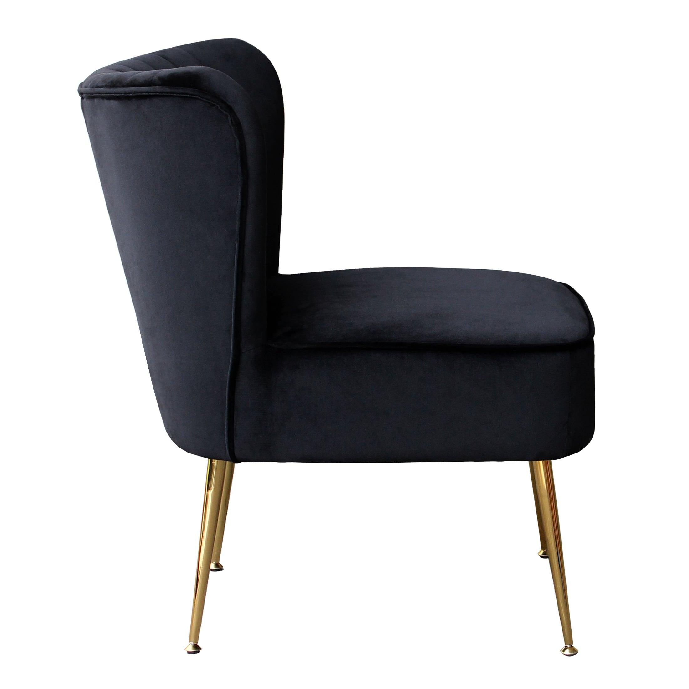 Alaia 22" Wide Tufted Velvet Accent Chair - Costaelm