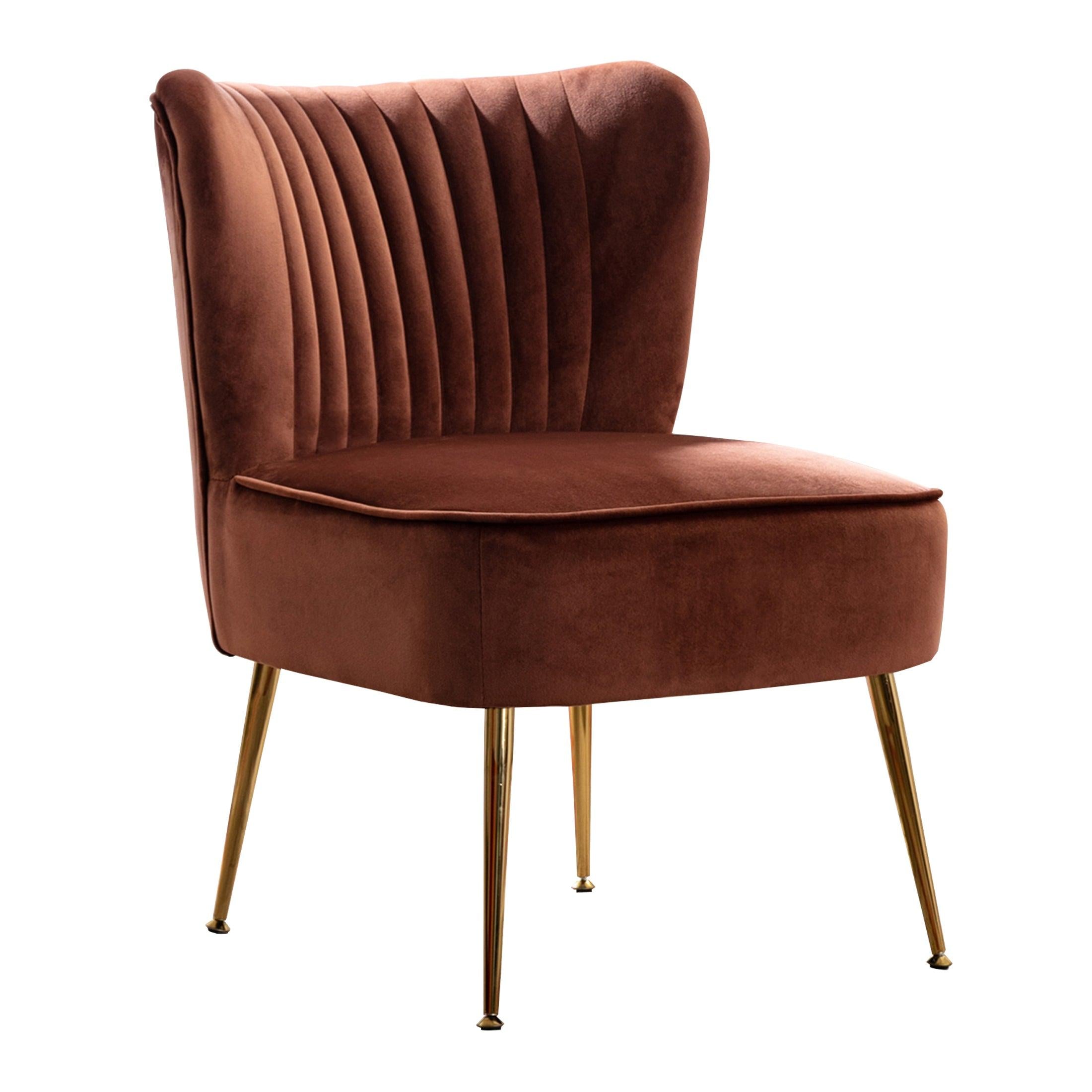 Alaia 22" Wide Tufted Velvet Accent Chair - Costaelm