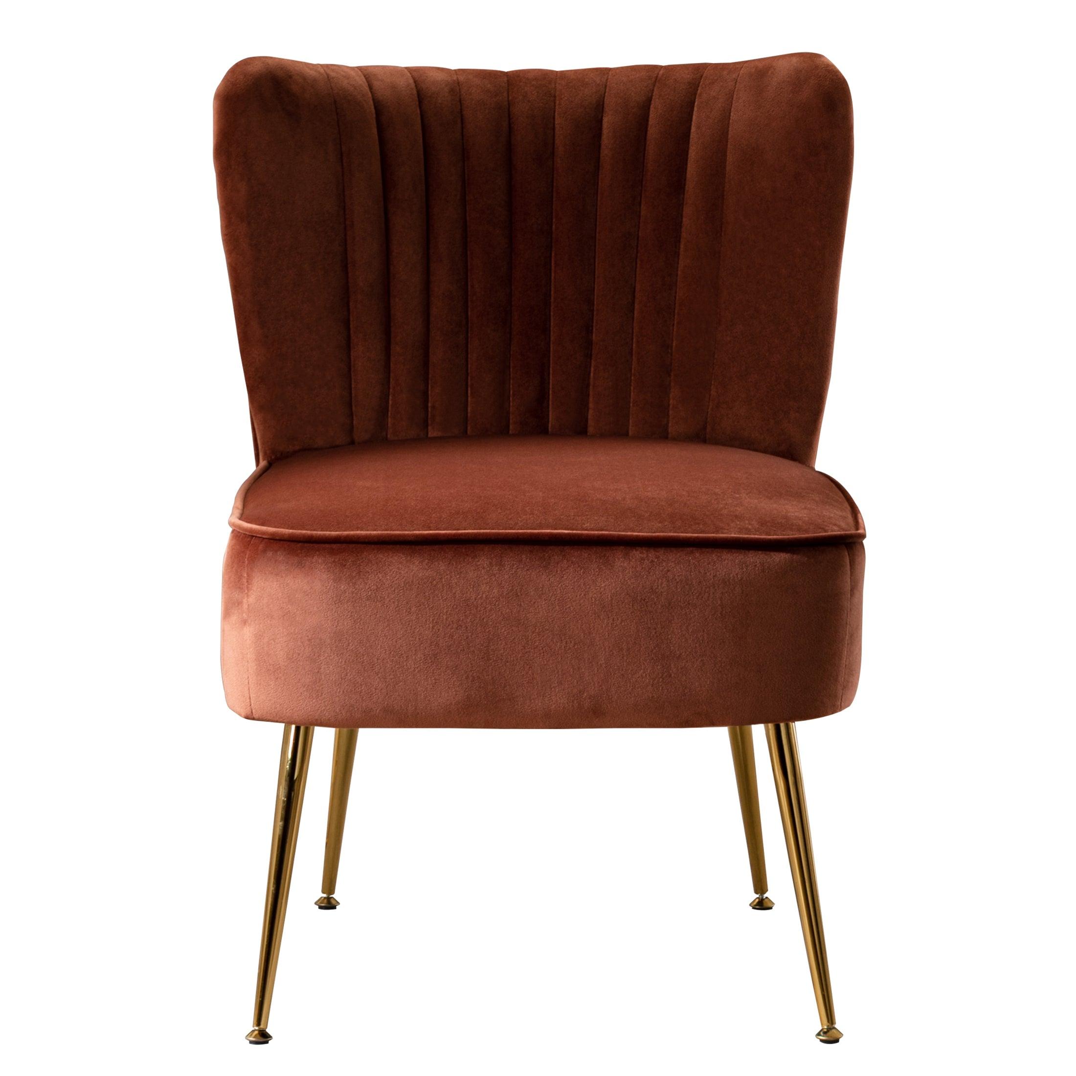 Alaia 22" Wide Tufted Velvet Accent Chair - Costaelm