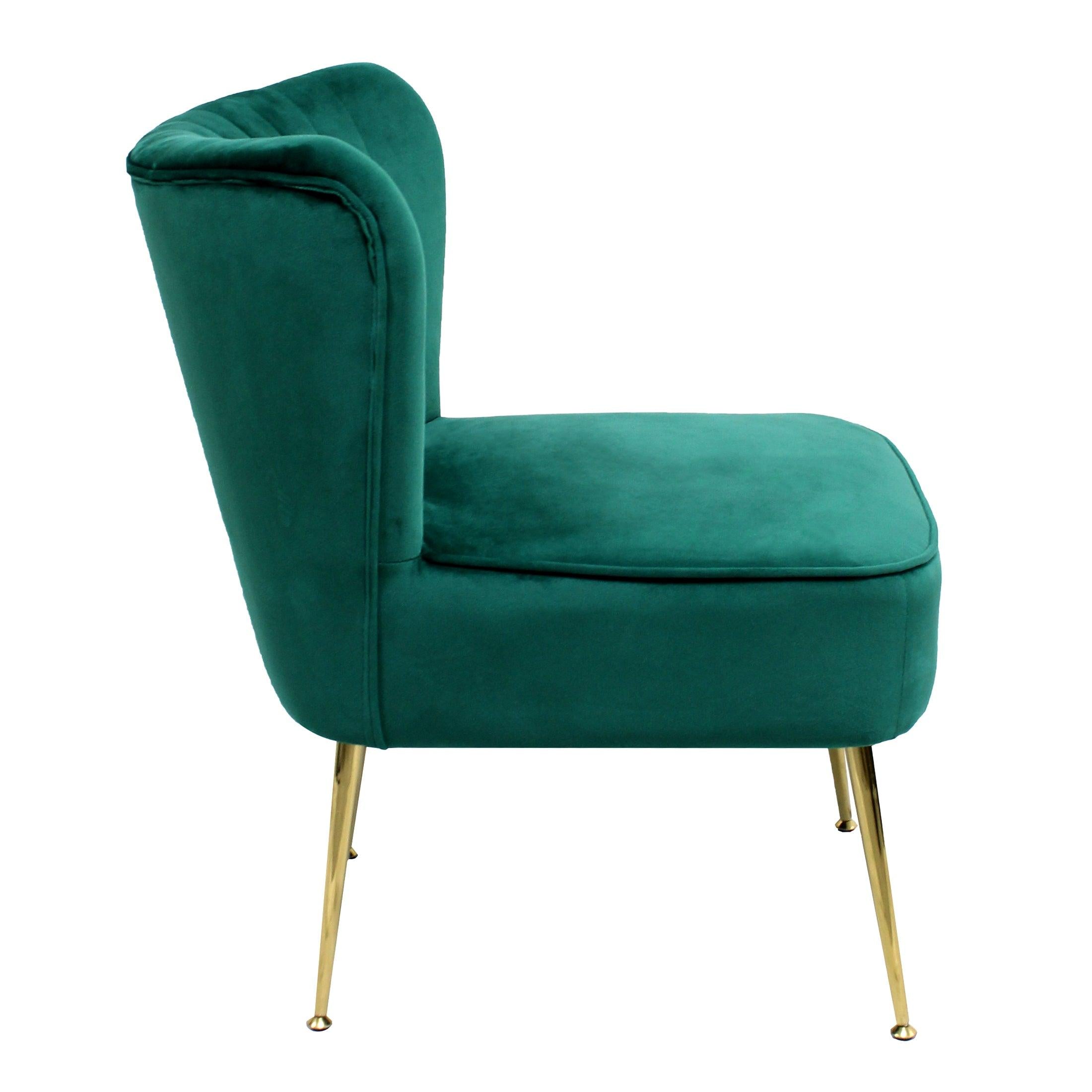 Alaia 22" Wide Tufted Velvet Accent Chair - Costaelm