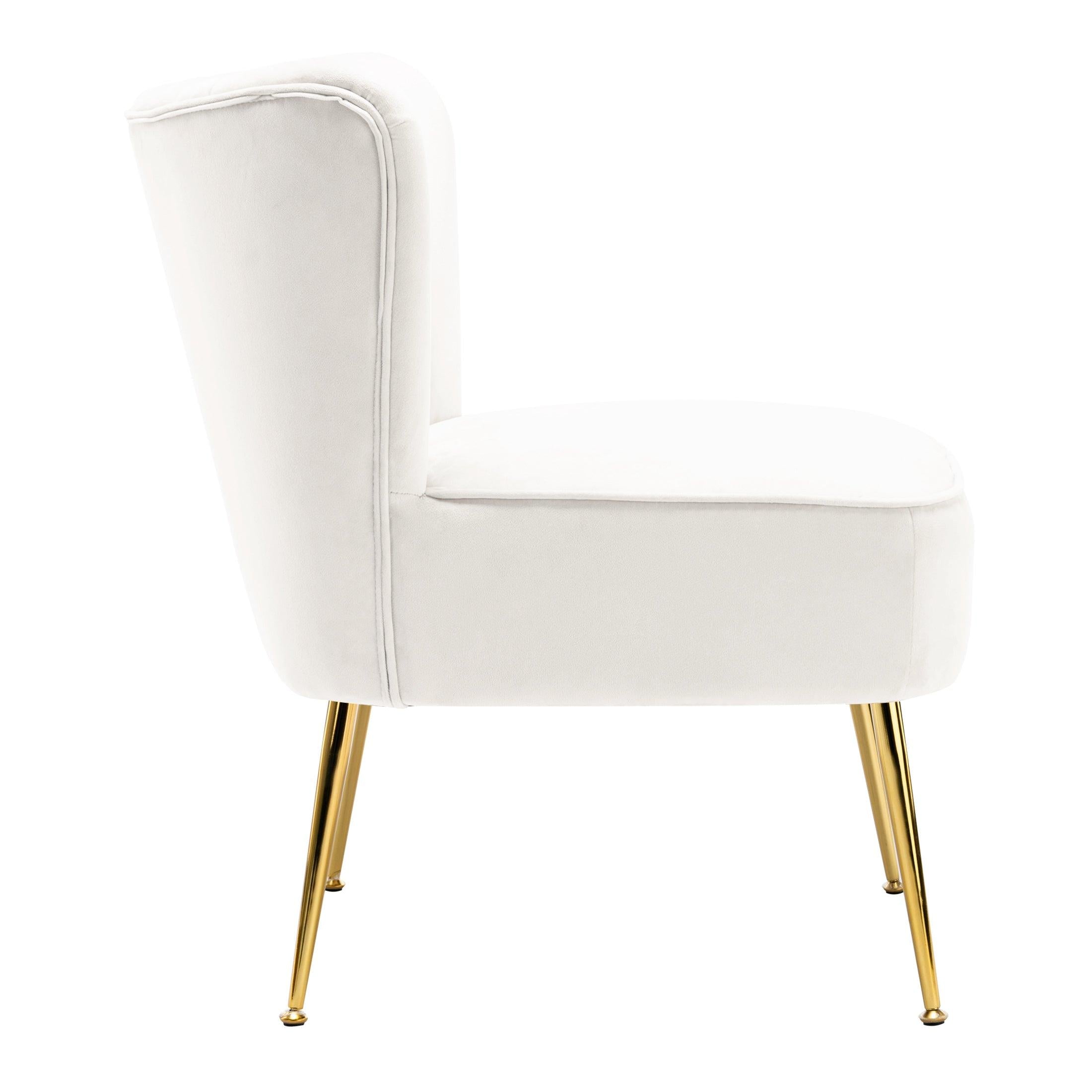 Alaia 22" Wide Tufted Velvet Accent Chair - Costaelm