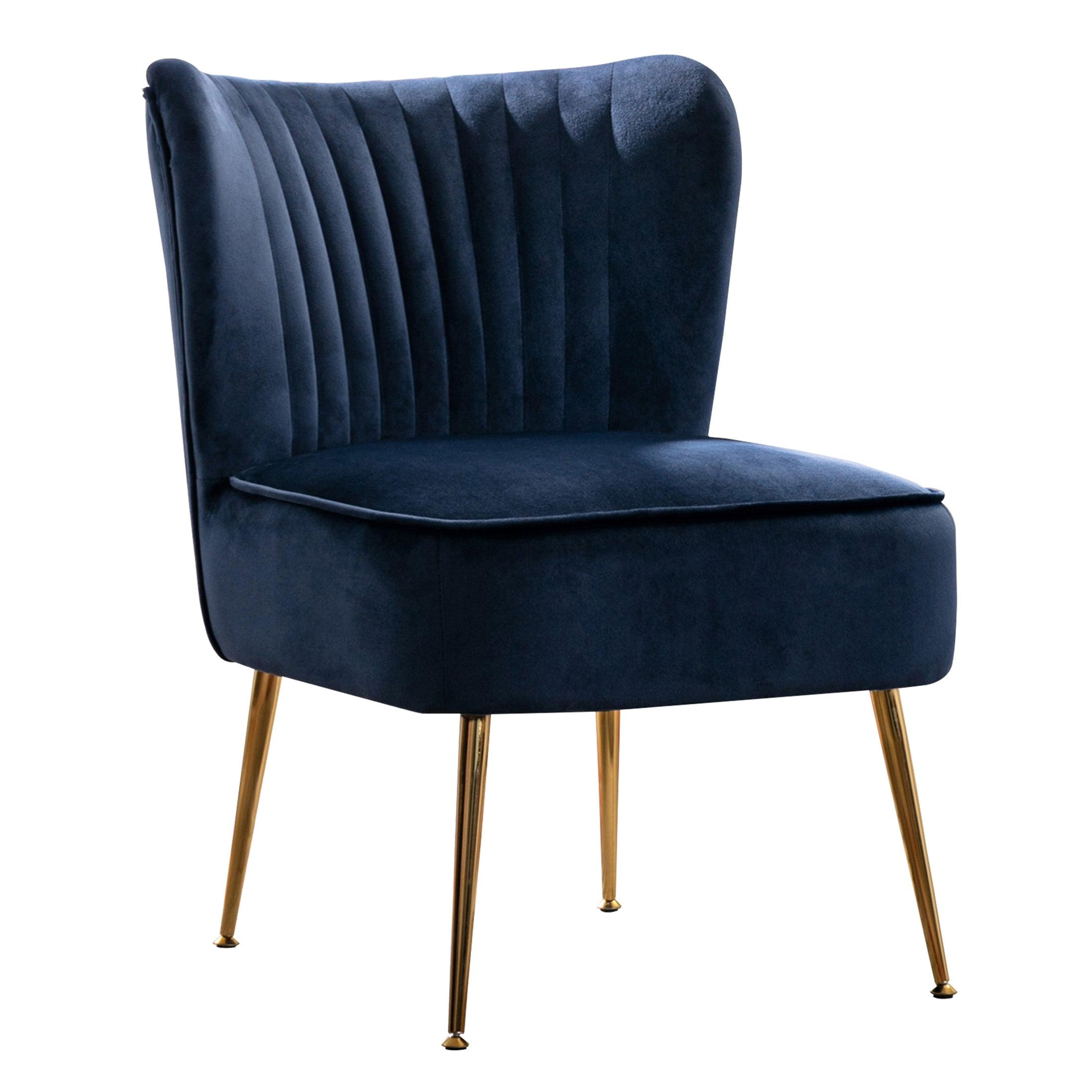 Alaia 22" Wide Tufted Velvet Accent Chair - Costaelm