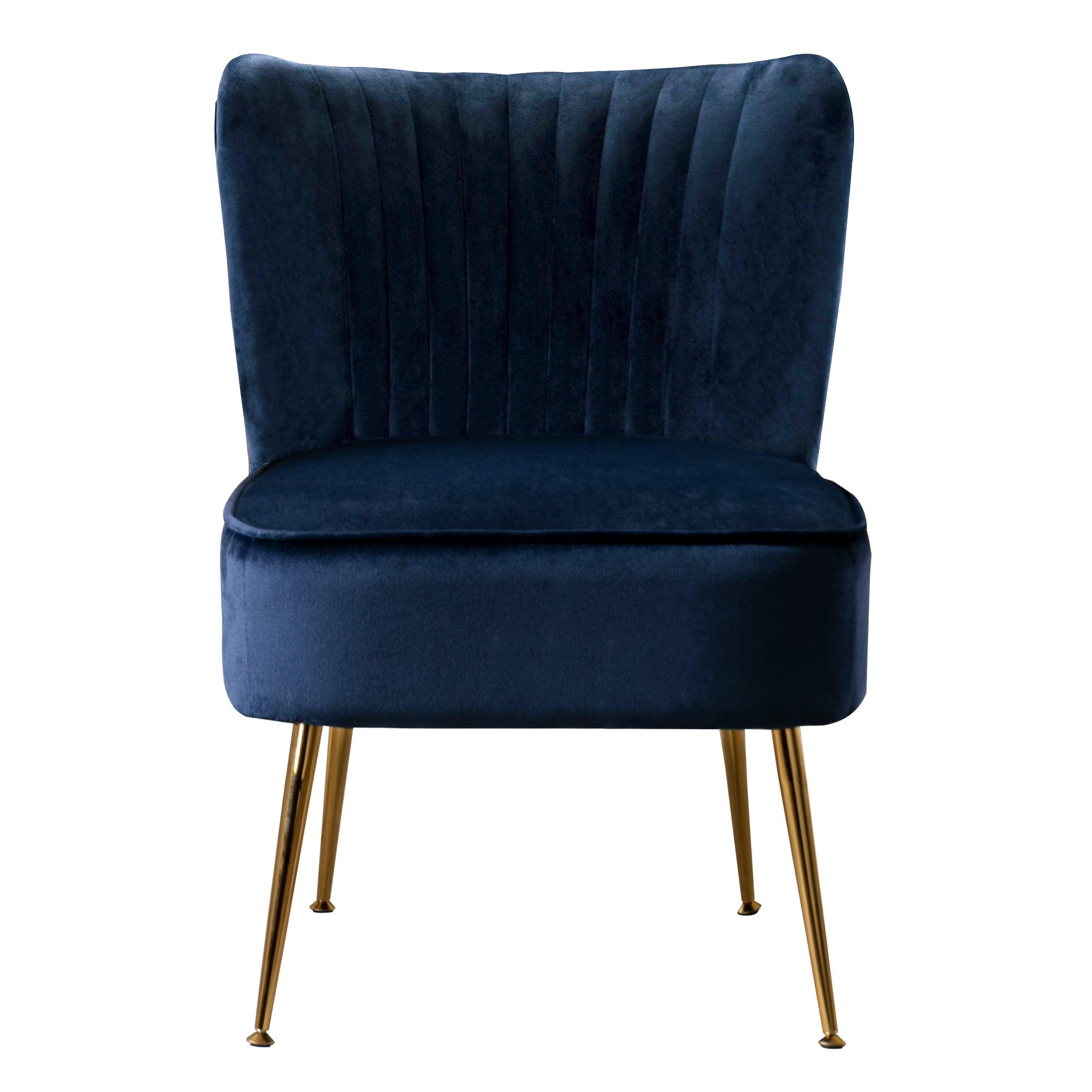 Alaia 22" Wide Tufted Velvet Accent Chair - Costaelm