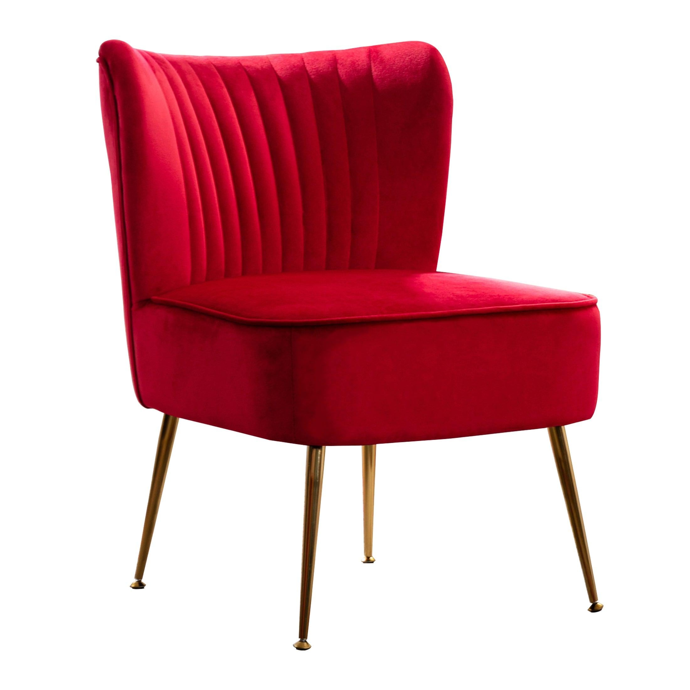 Alaia 22" Wide Tufted Velvet Accent Chair - Costaelm