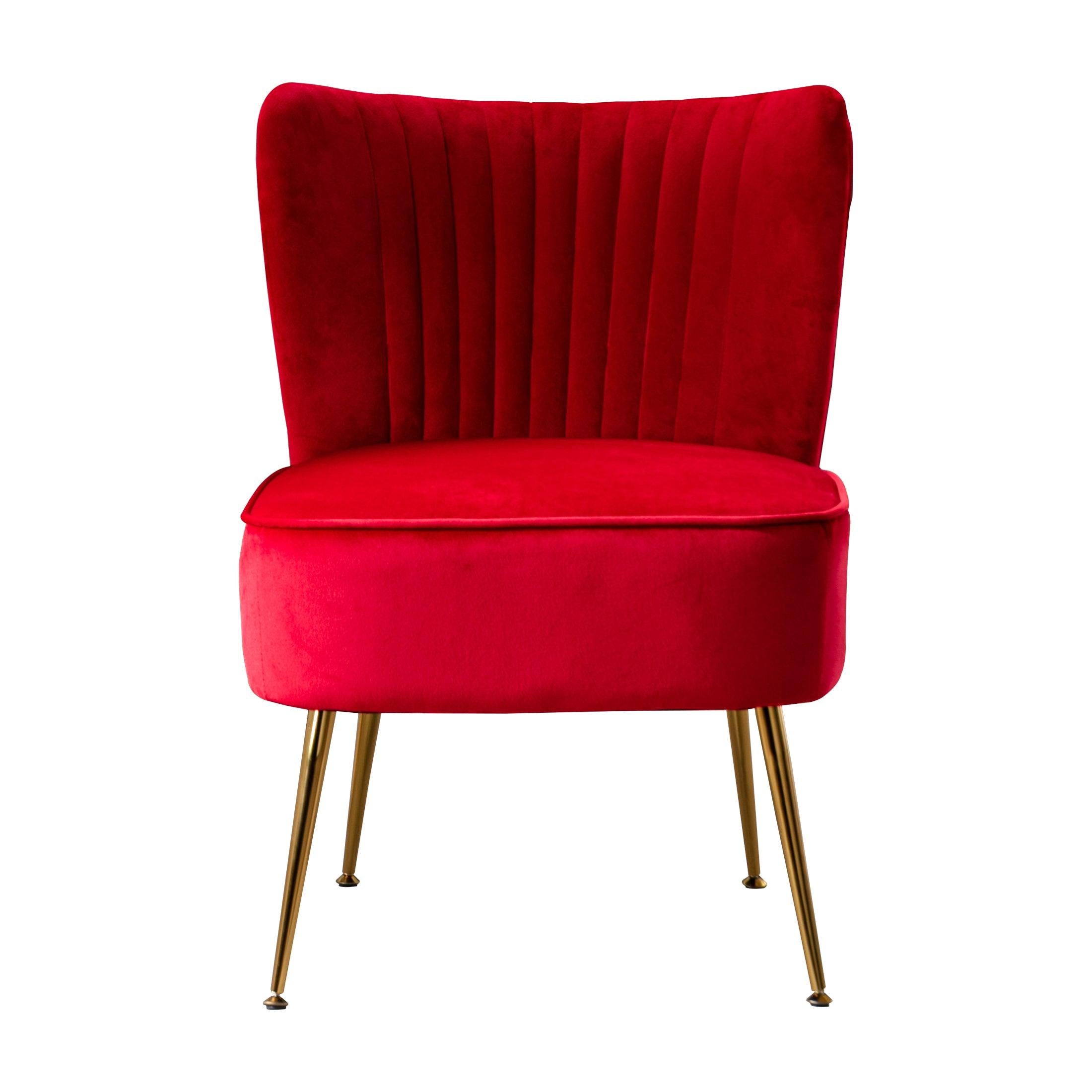 Alaia 22" Wide Tufted Velvet Accent Chair - Costaelm