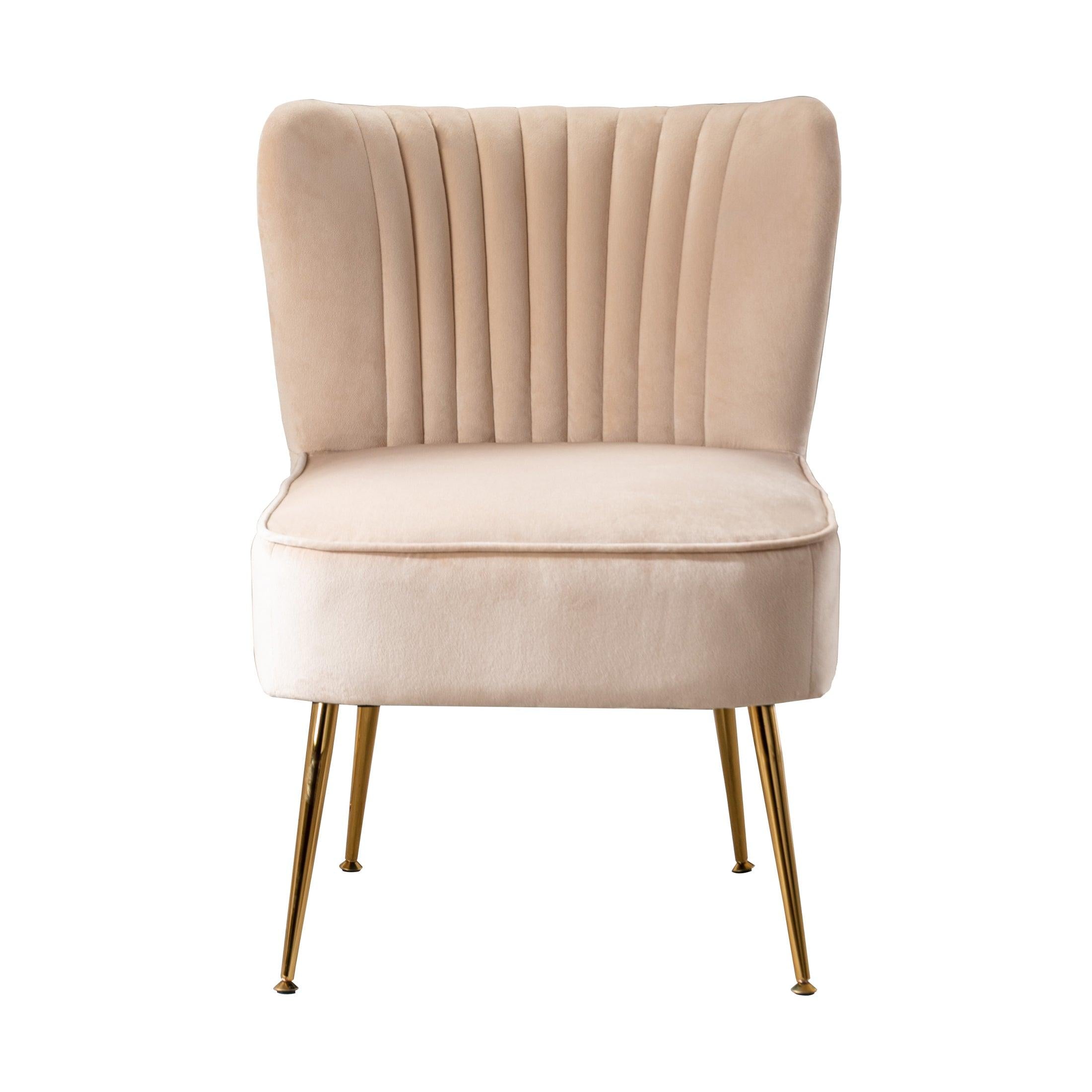 Alaia 22" Wide Tufted Velvet Accent Chair - Costaelm