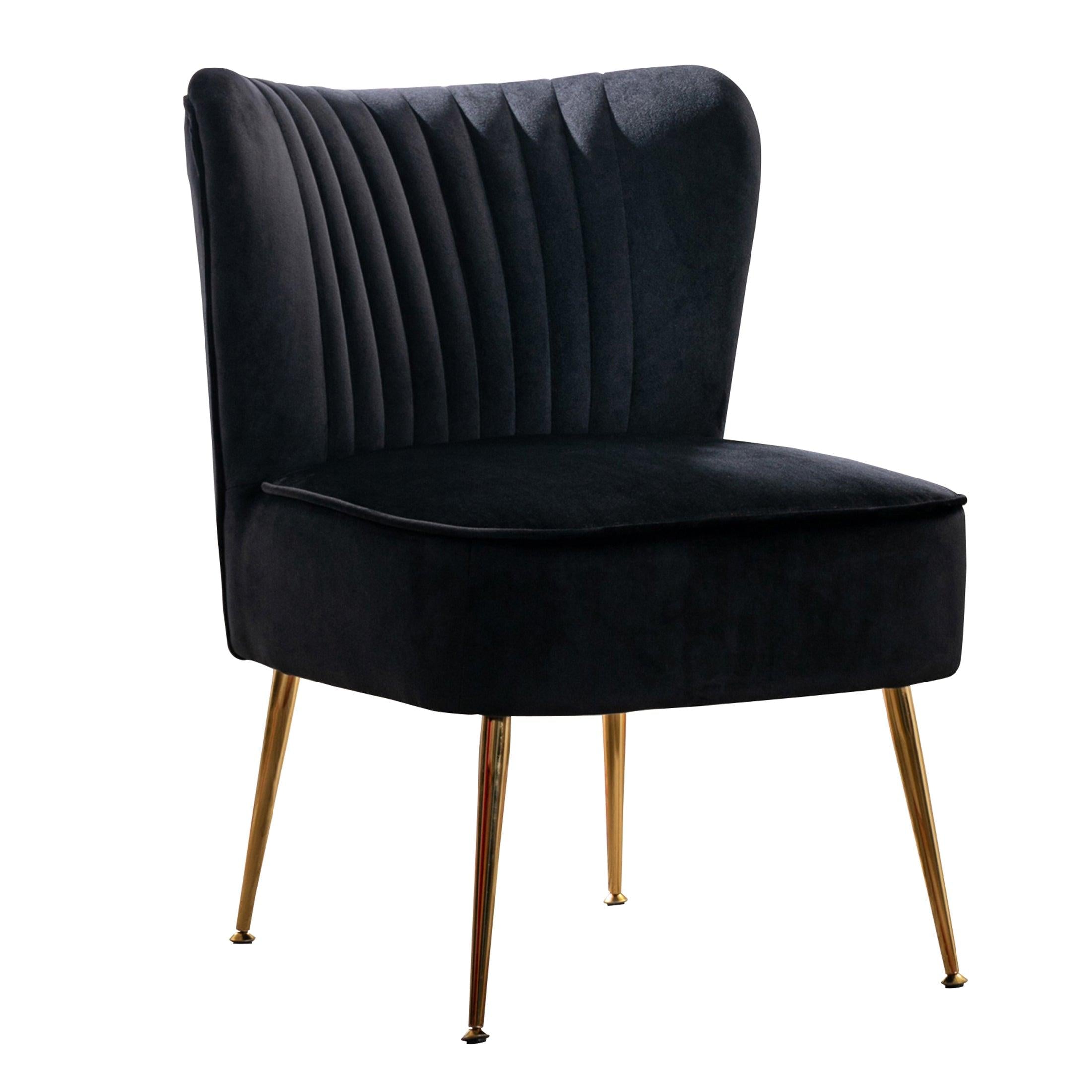 Alaia 22" Wide Tufted Velvet Accent Chair - Costaelm