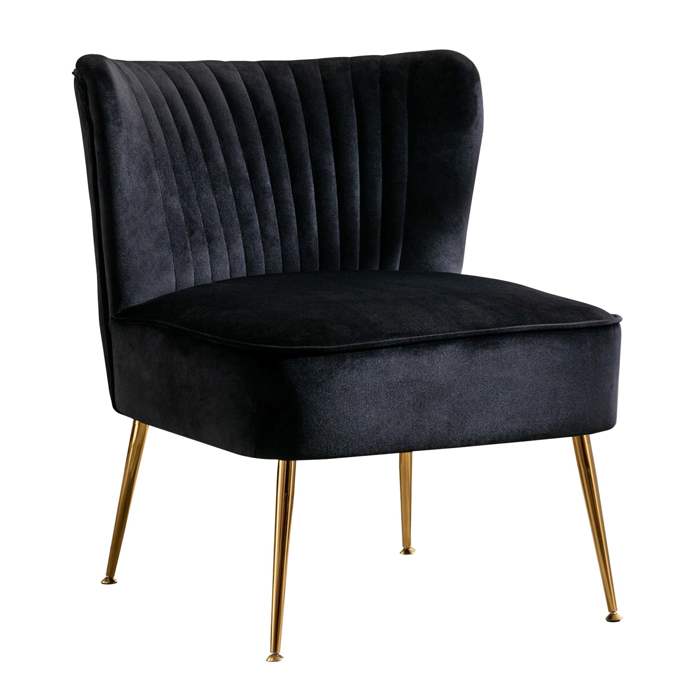 Alaia 25" Wide Tufted Velvet Accent Chair - Costaelm