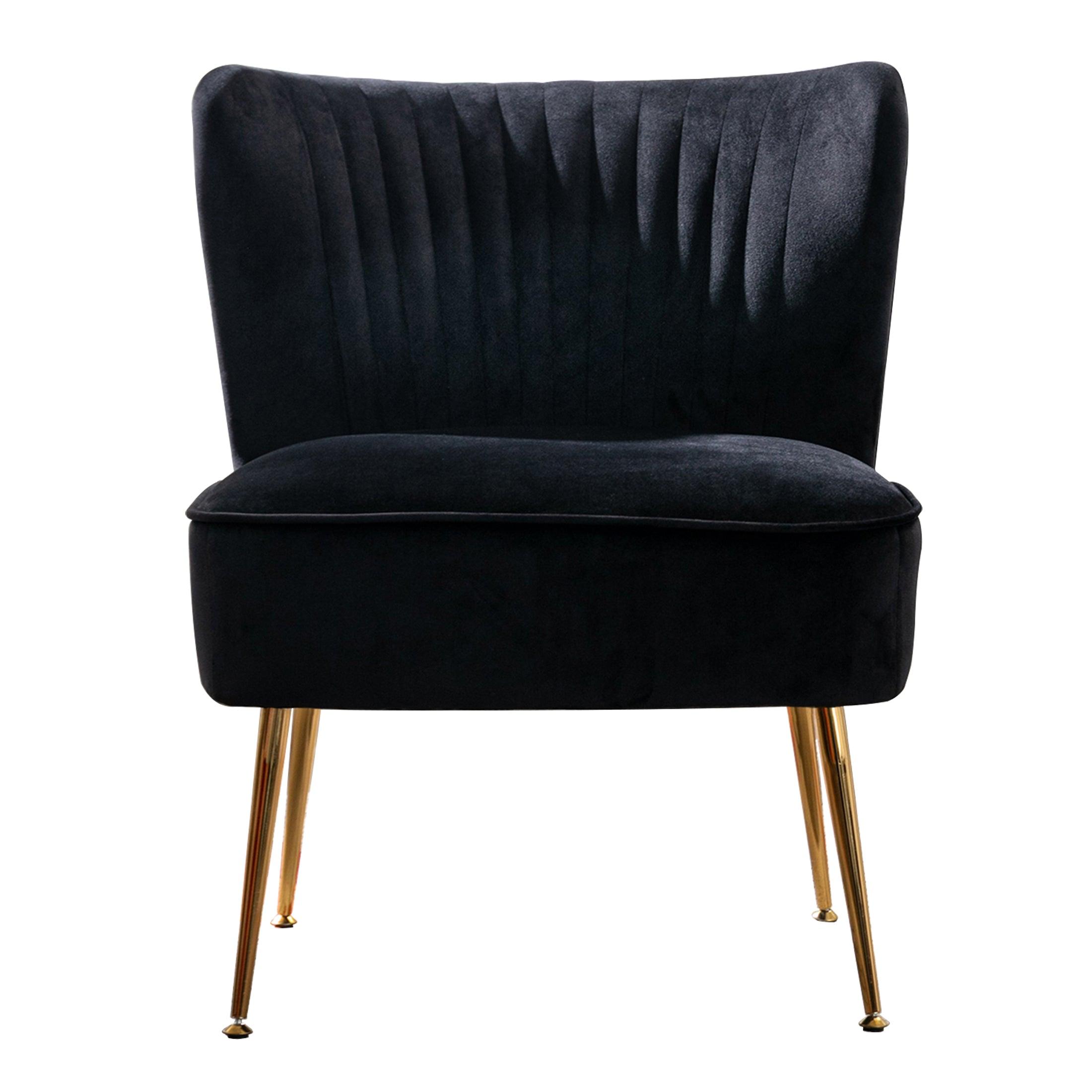 Alaia 25" Wide Tufted Velvet Accent Chair - Costaelm