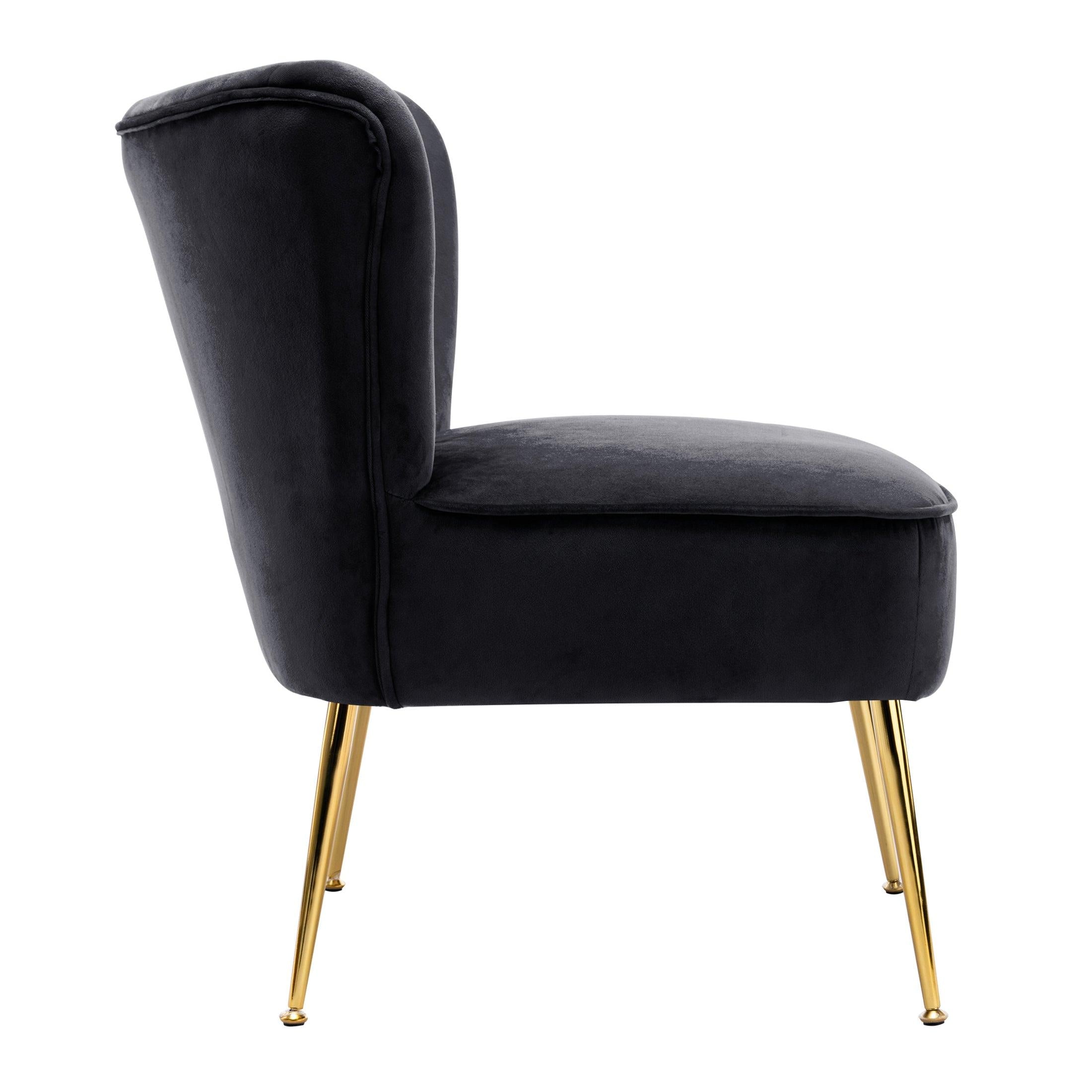 Alaia 25" Wide Tufted Velvet Accent Chair - Costaelm