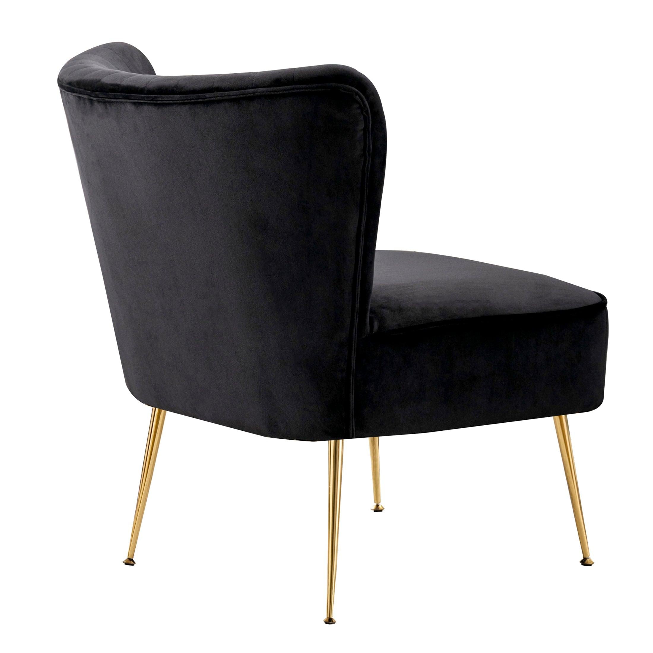 Alaia 25" Wide Tufted Velvet Accent Chair - Costaelm