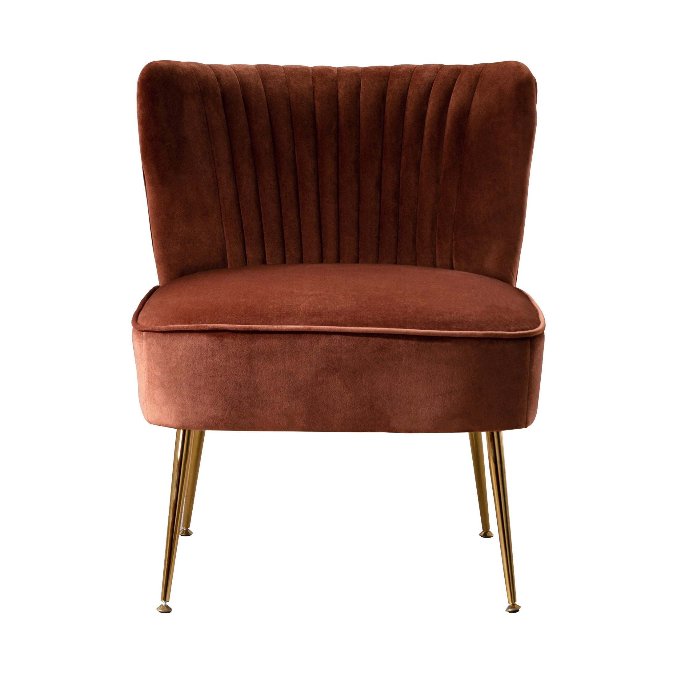 Alaia 25" Wide Tufted Velvet Accent Chair - Costaelm