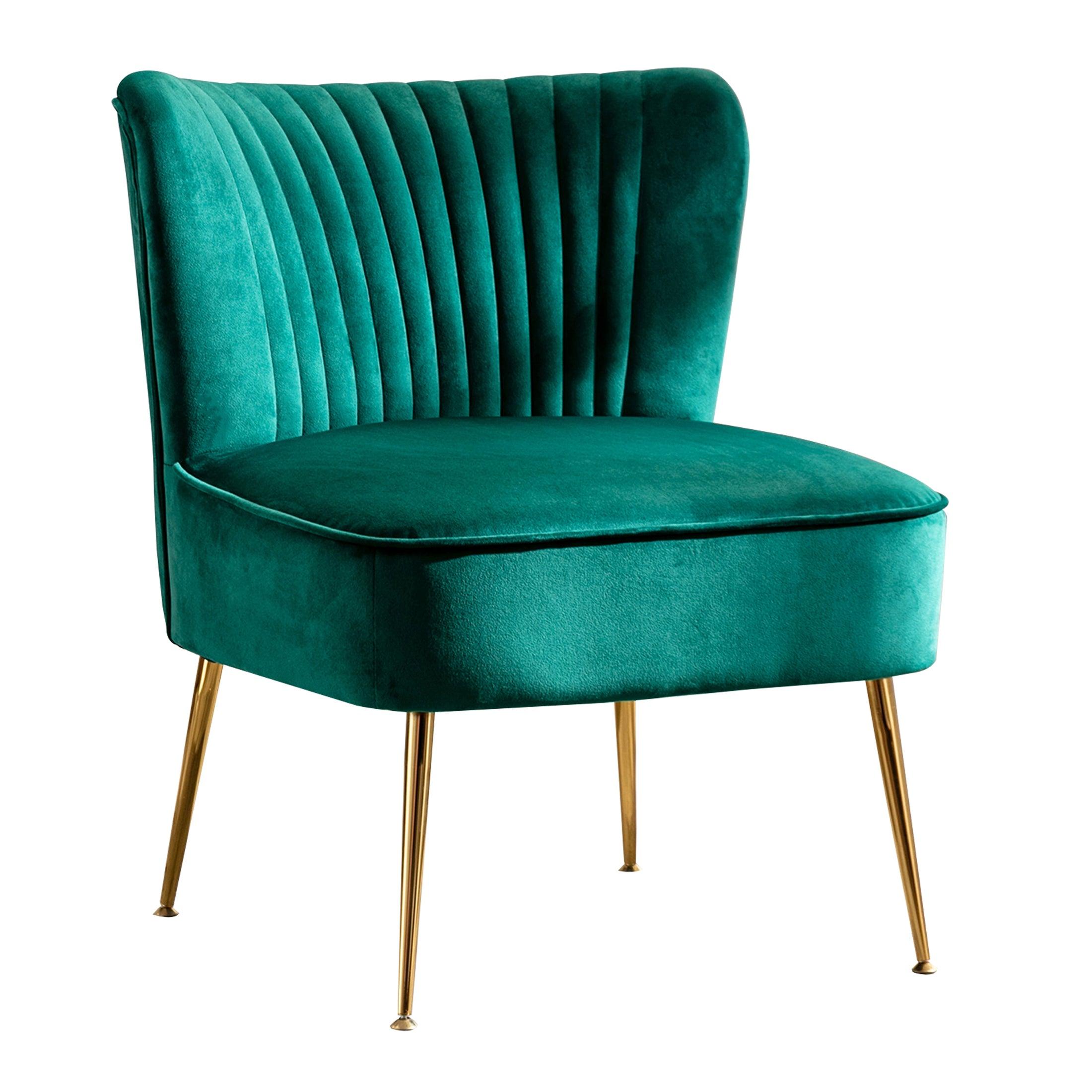 Alaia 25" Wide Tufted Velvet Accent Chair - Costaelm