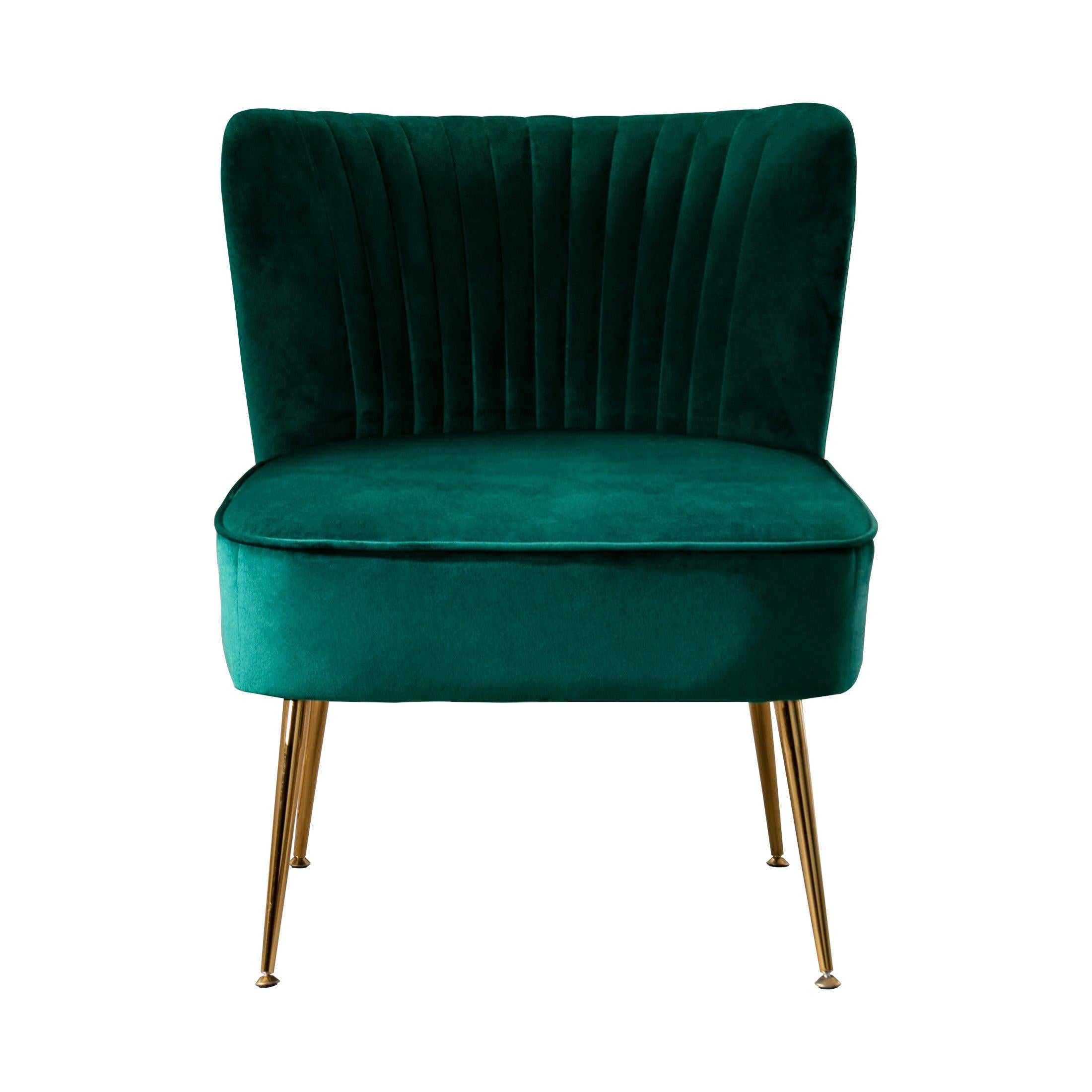 Alaia 25" Wide Tufted Velvet Accent Chair - Costaelm