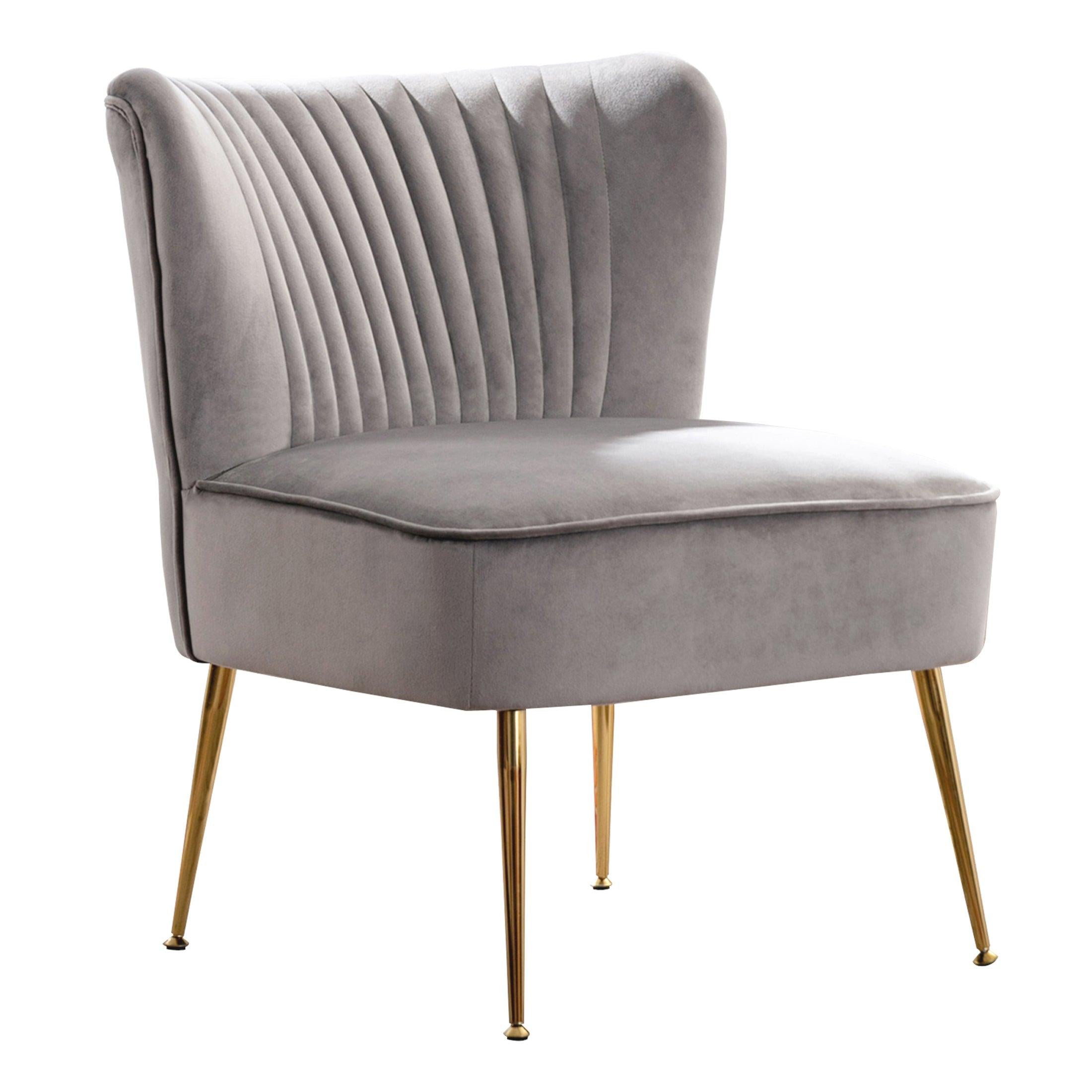 Alaia 25" Wide Tufted Velvet Accent Chair - Costaelm