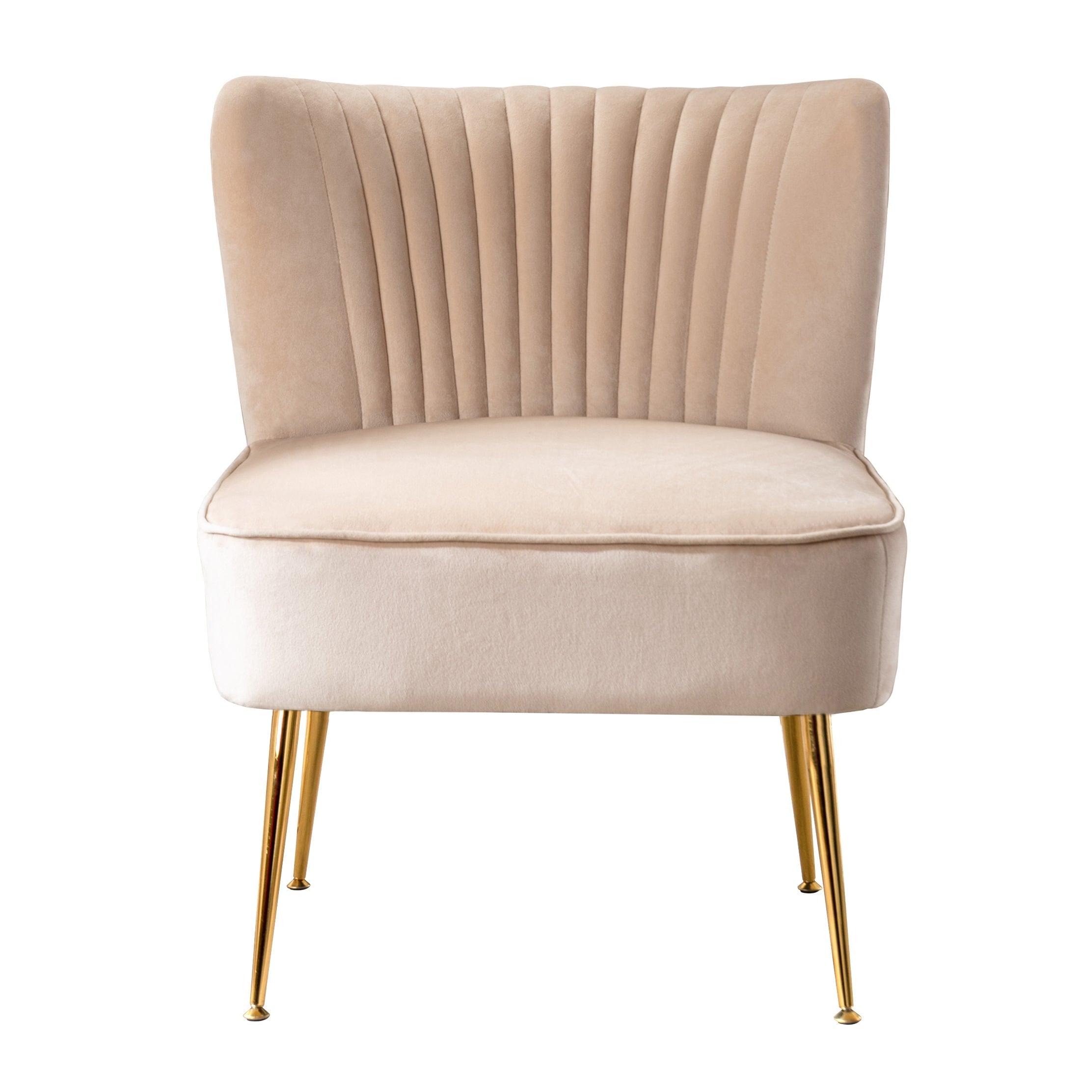 Alaia 25" Wide Tufted Velvet Accent Chair