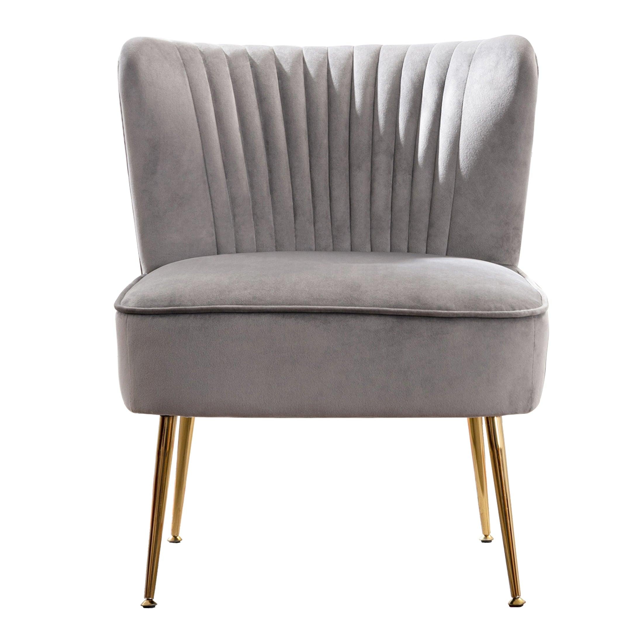 Alaia 25" Wide Tufted Velvet Accent Chair - Costaelm