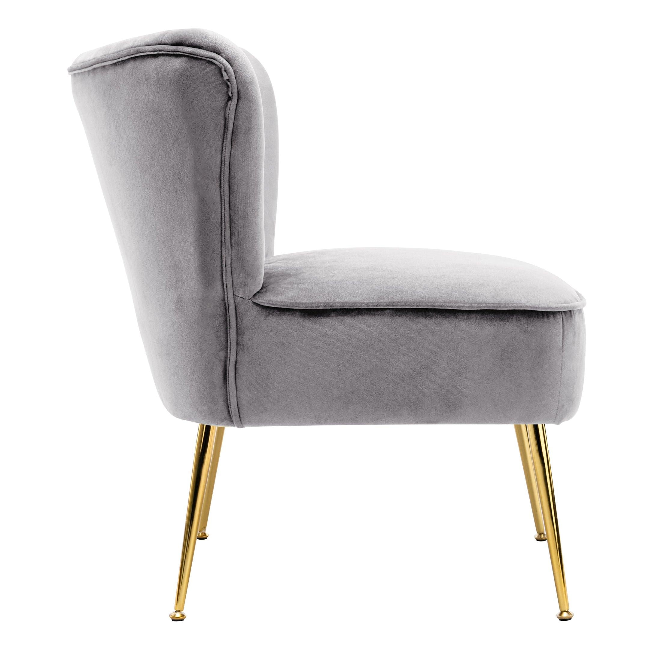 Alaia 25" Wide Tufted Velvet Accent Chair - Costaelm