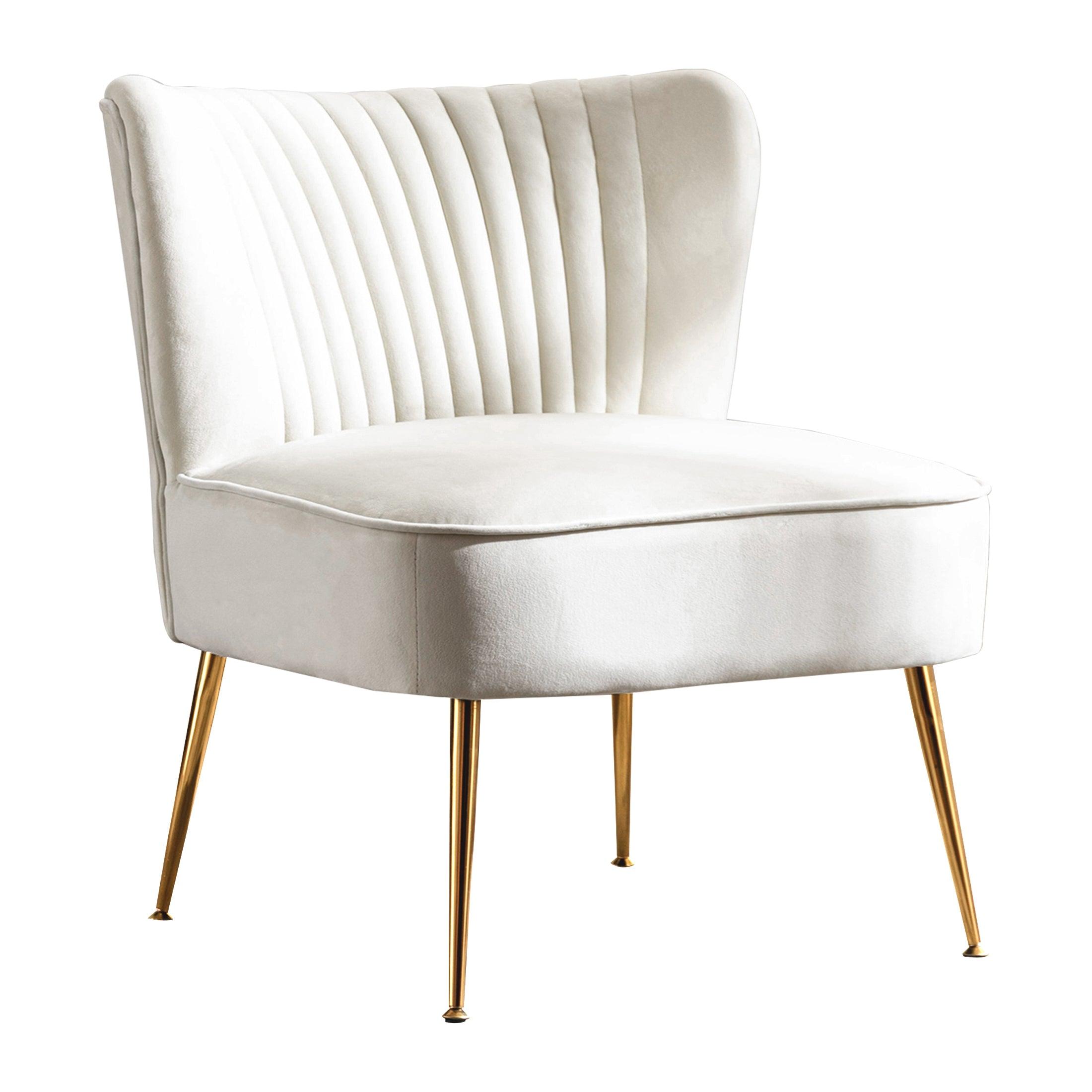 Alaia 25" Wide Tufted Velvet Accent Chair - Costaelm